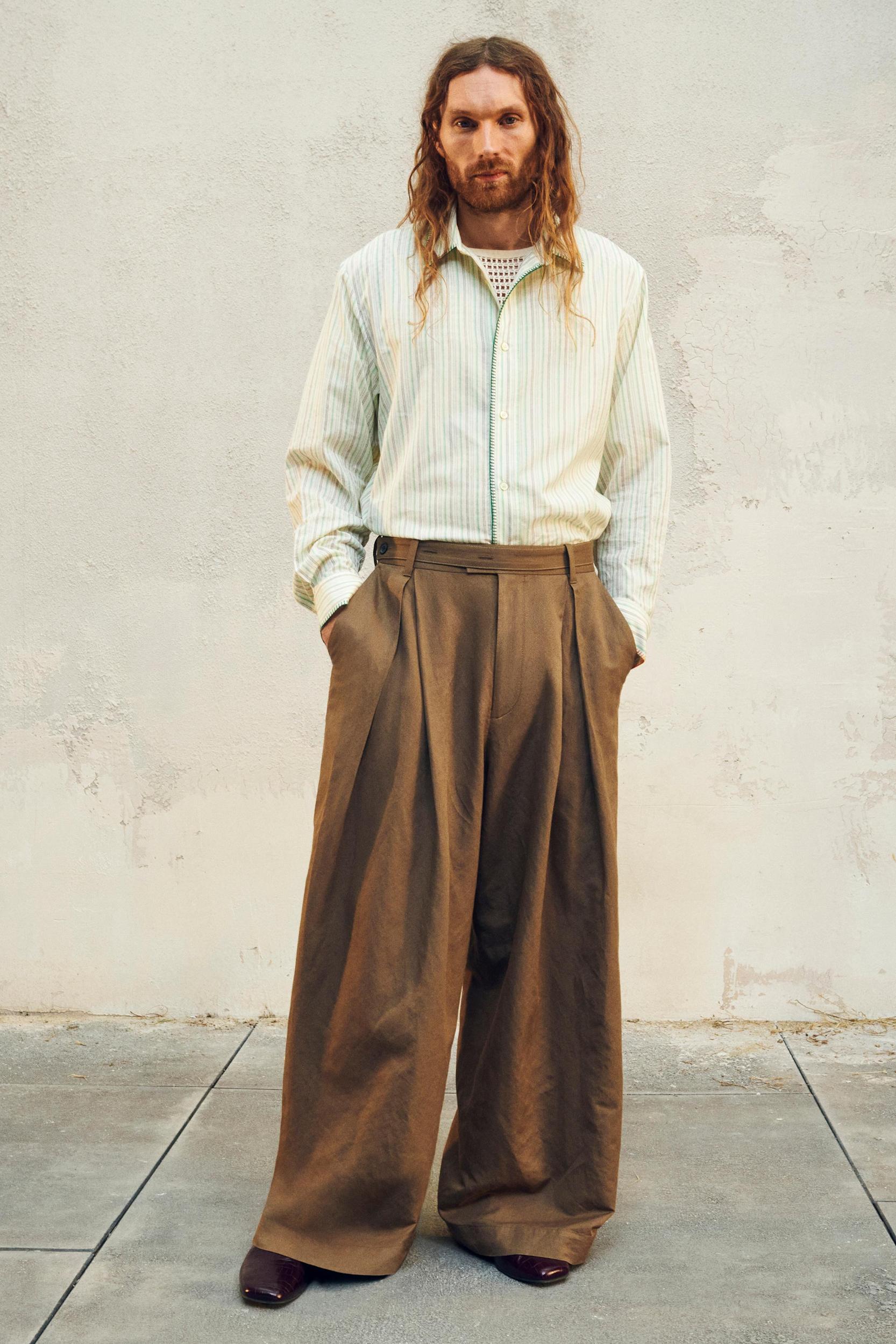 LIMITED EDITION COTTON-SILK STRIPED SHIRT Product Image