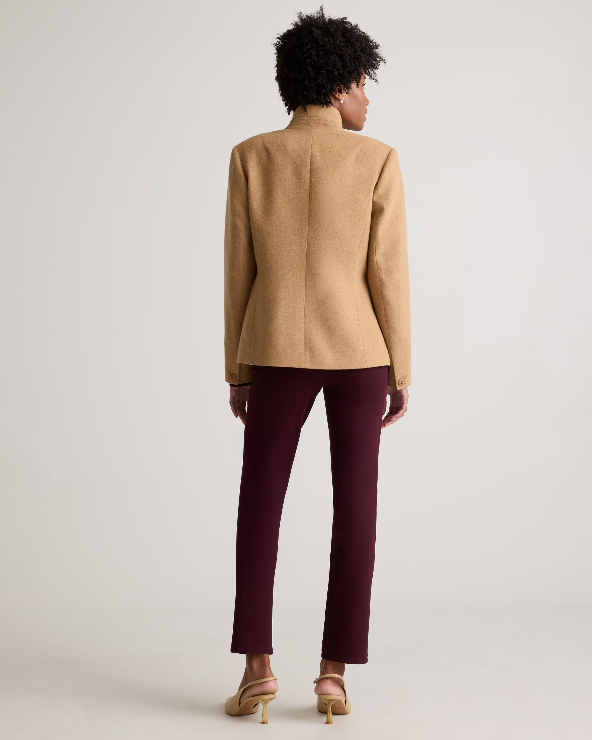 Quince | Women's Italian Wool Stand Collar Blazer Product Image