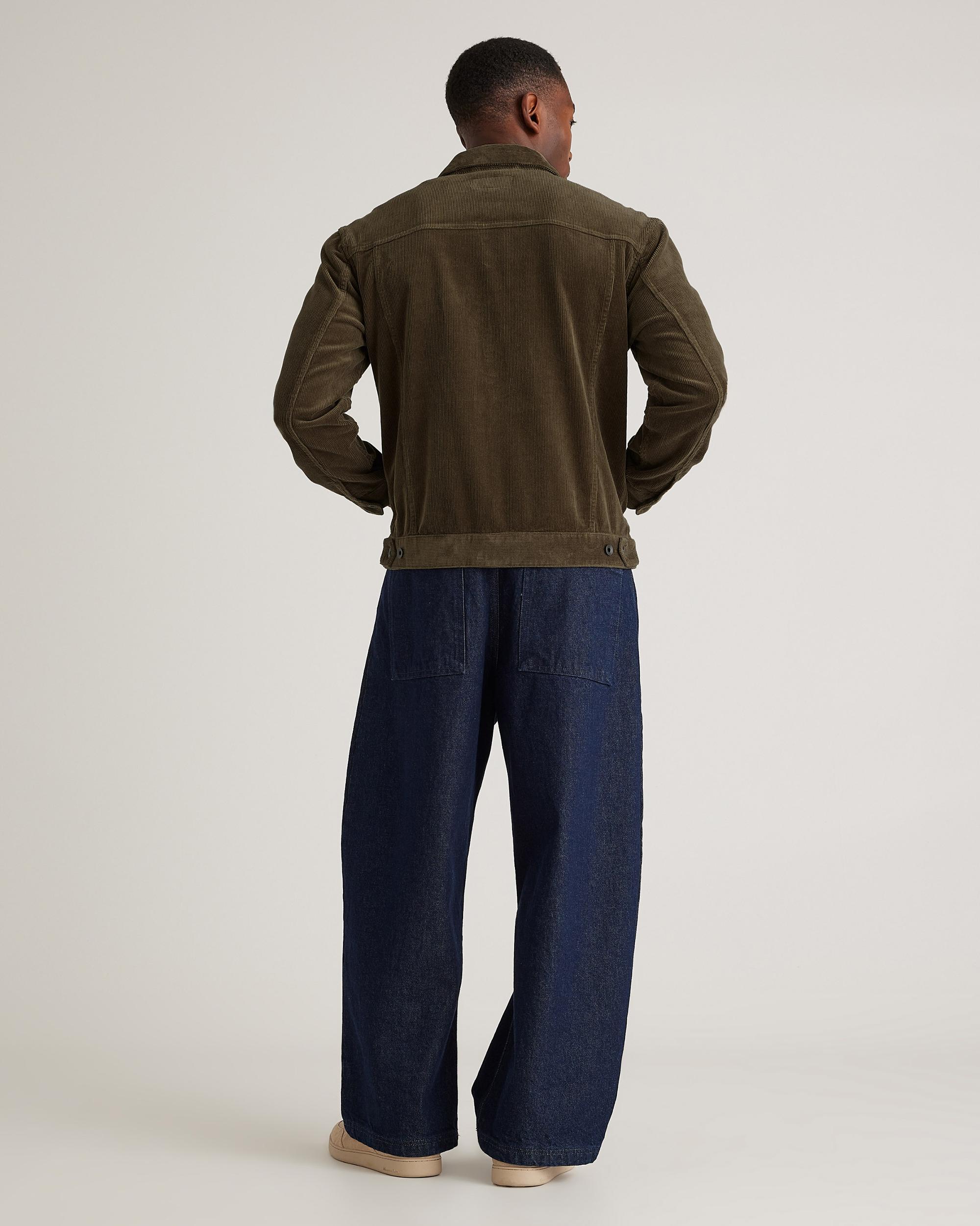 Quince | Men's Organic Stretch Corduroy Trucker Jacket Size XL, Organic Cotton Product Image