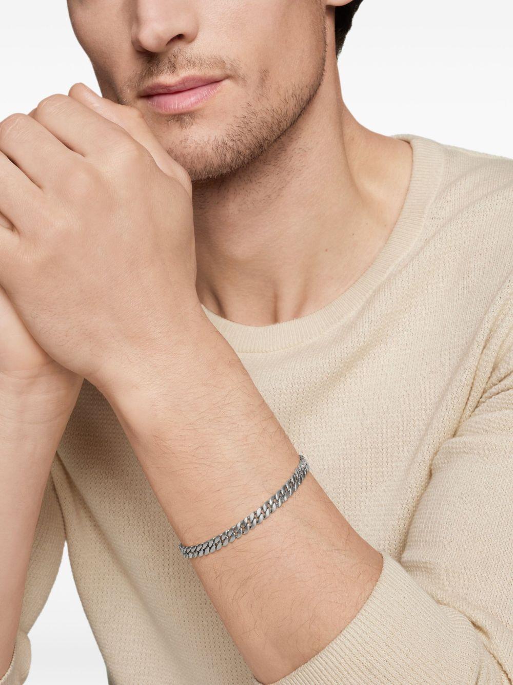 sterling silver Curb Chain bracelet (6mm) Product Image