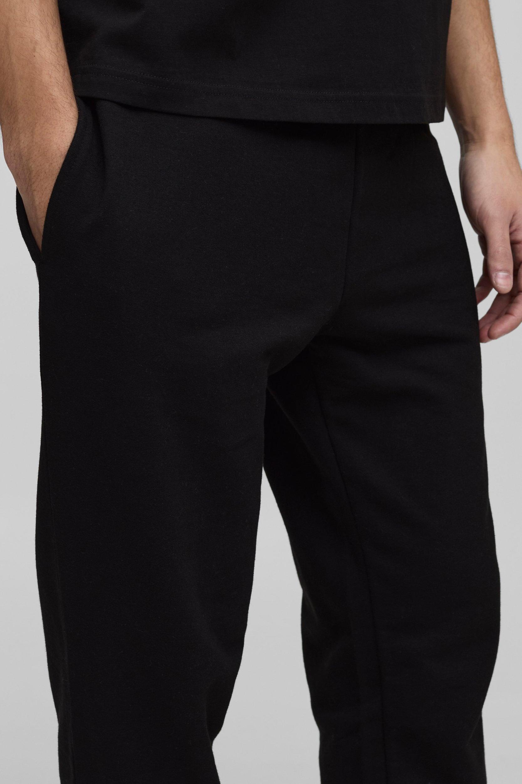 260GSM Loopback Basic MAN. Regular Fit Sweatpants | boohooMAN USA Product Image