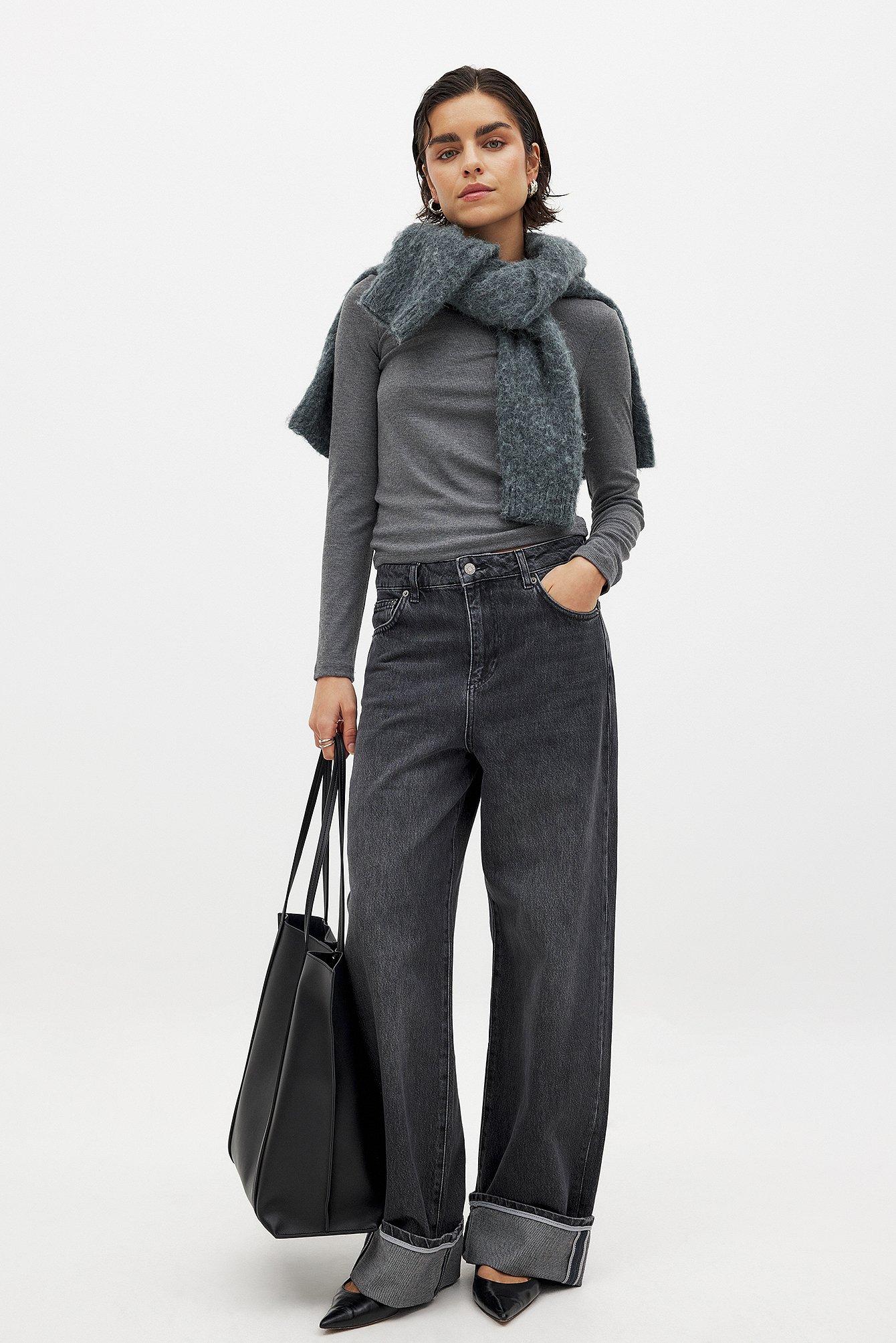 Fold Up Loose Denim Blue Product Image