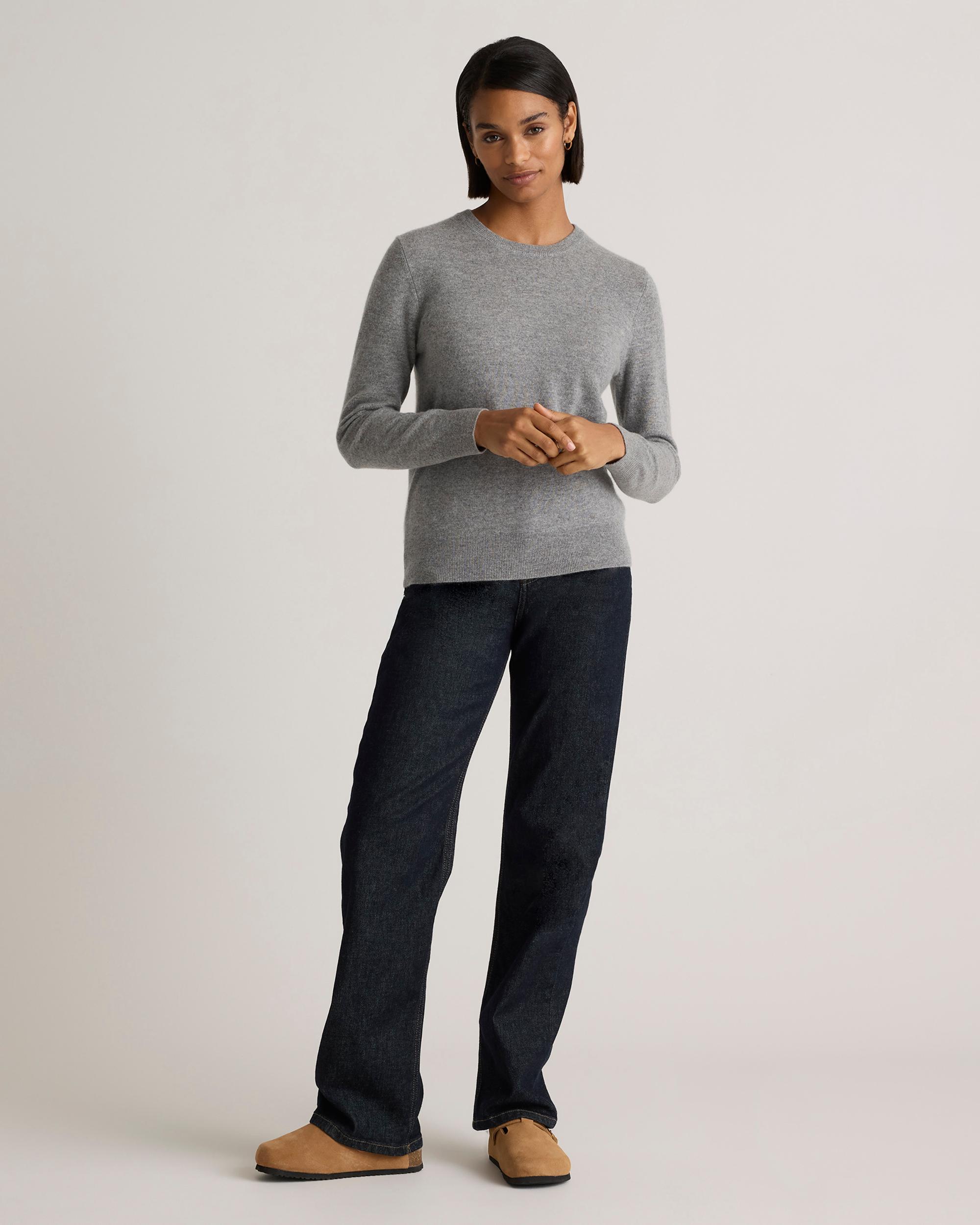 Quince | Women's Mongolian Cashmere Crewneck Sweater Size XL Product Image