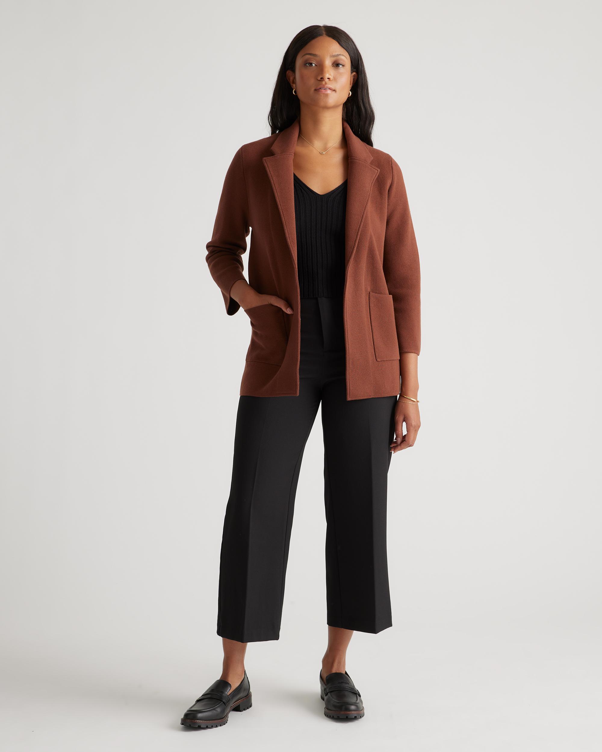 Quince | Women's Knit Blazer Organic Cotton Product Image