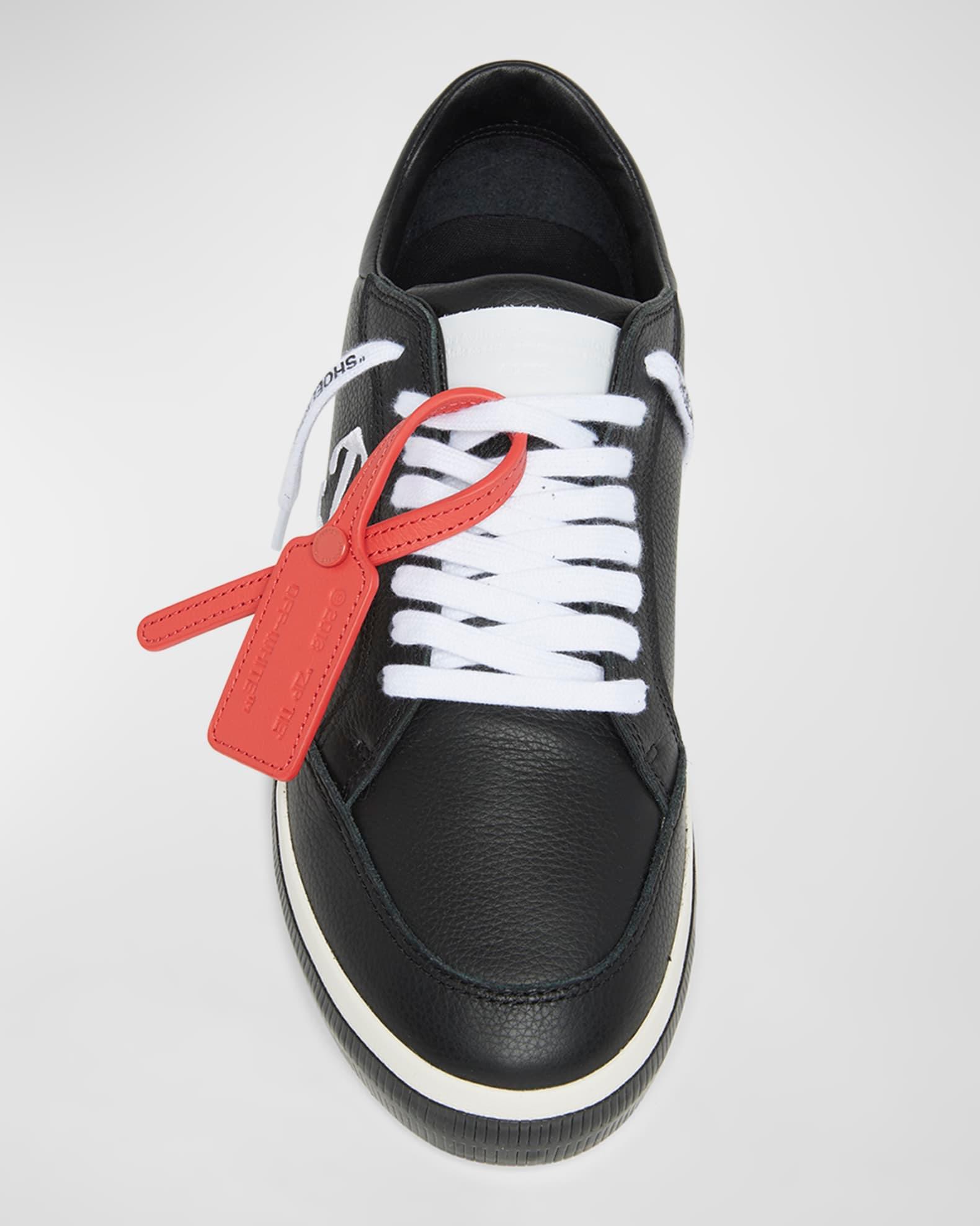 Men's New Vulcanized Calf Leather Low-Top Sneakers Product Image