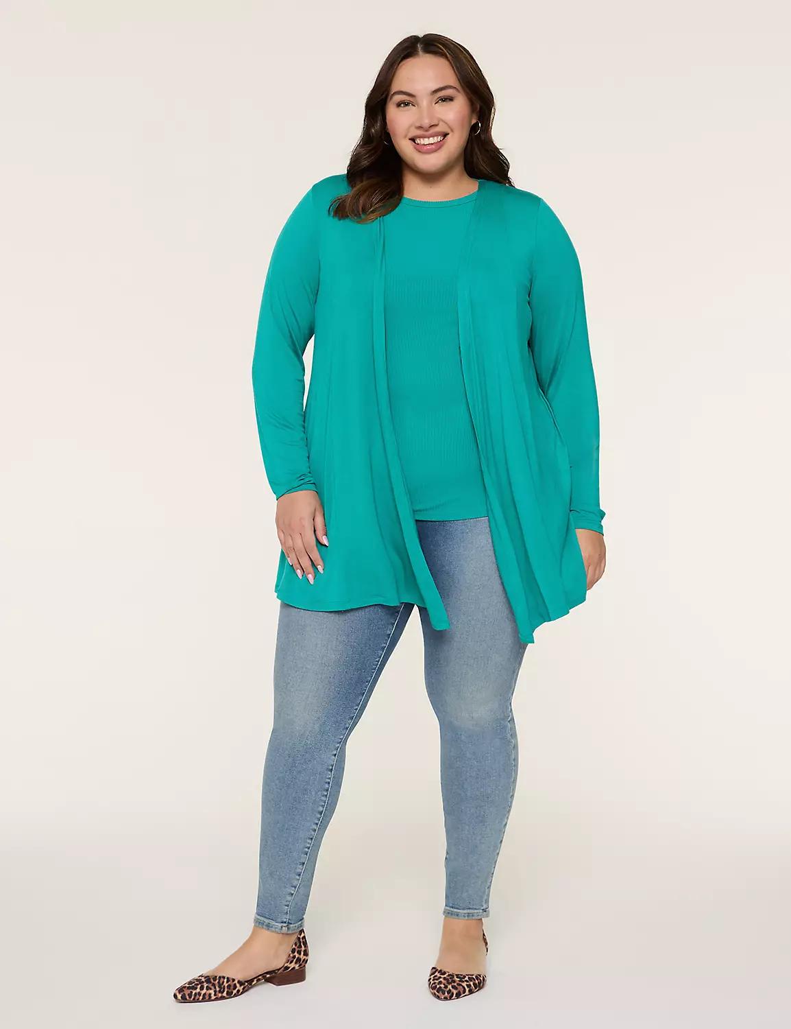 Open-Front Fit & Flare Overpiece Product Image