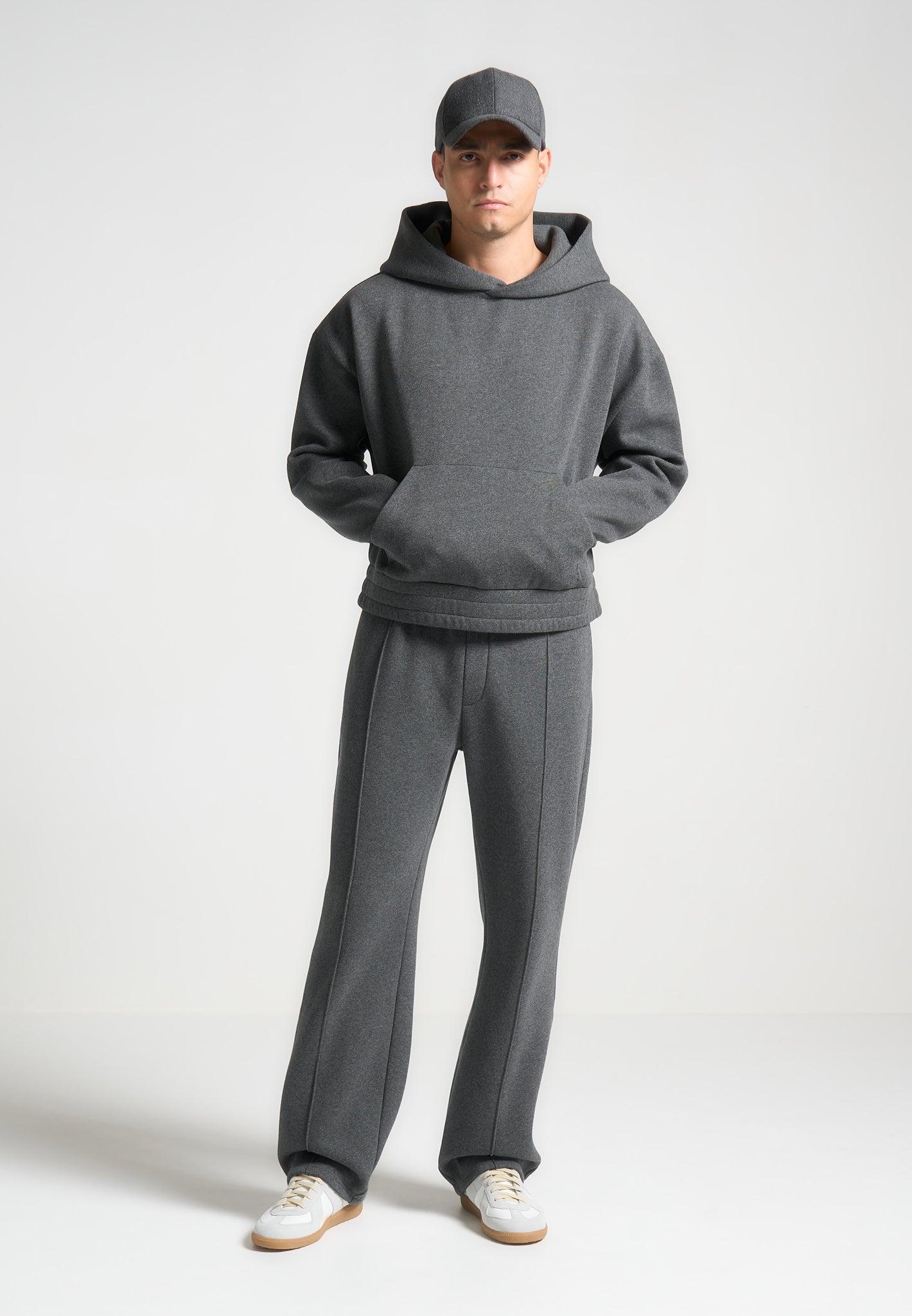 Isaac - Pintuck Joggers - Dark Grey Male Product Image