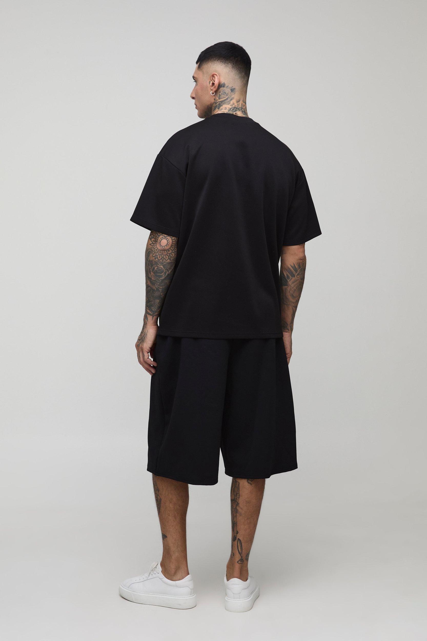Tall Oversized Scuba T-Shirt | boohooMAN USA Product Image