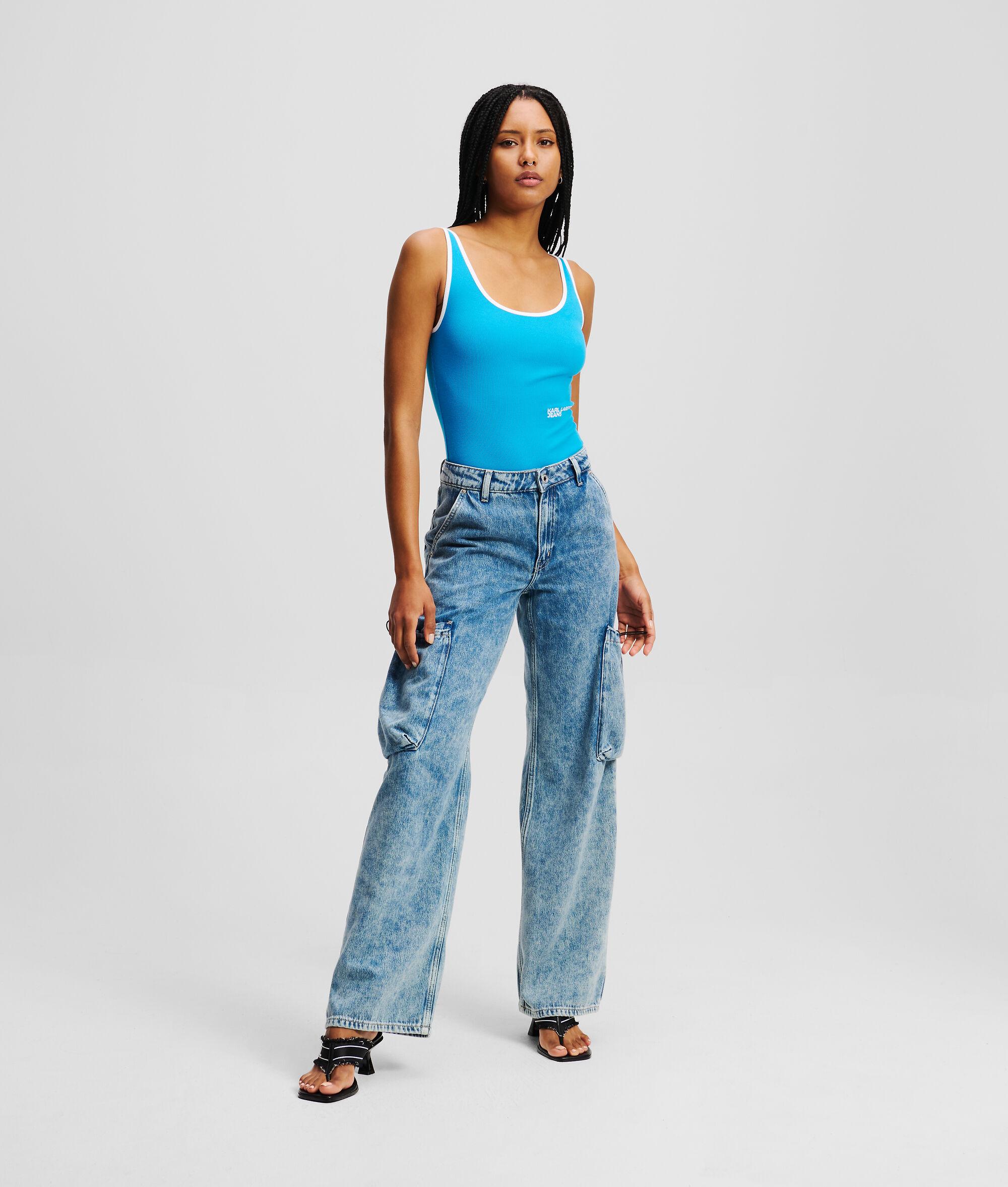 MID-RISE RELAXED UTILITY JEANS Product Image