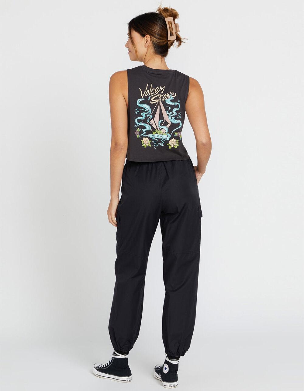 VOLCOM Earth Tripper Womens Joggers - BLACK Product Image