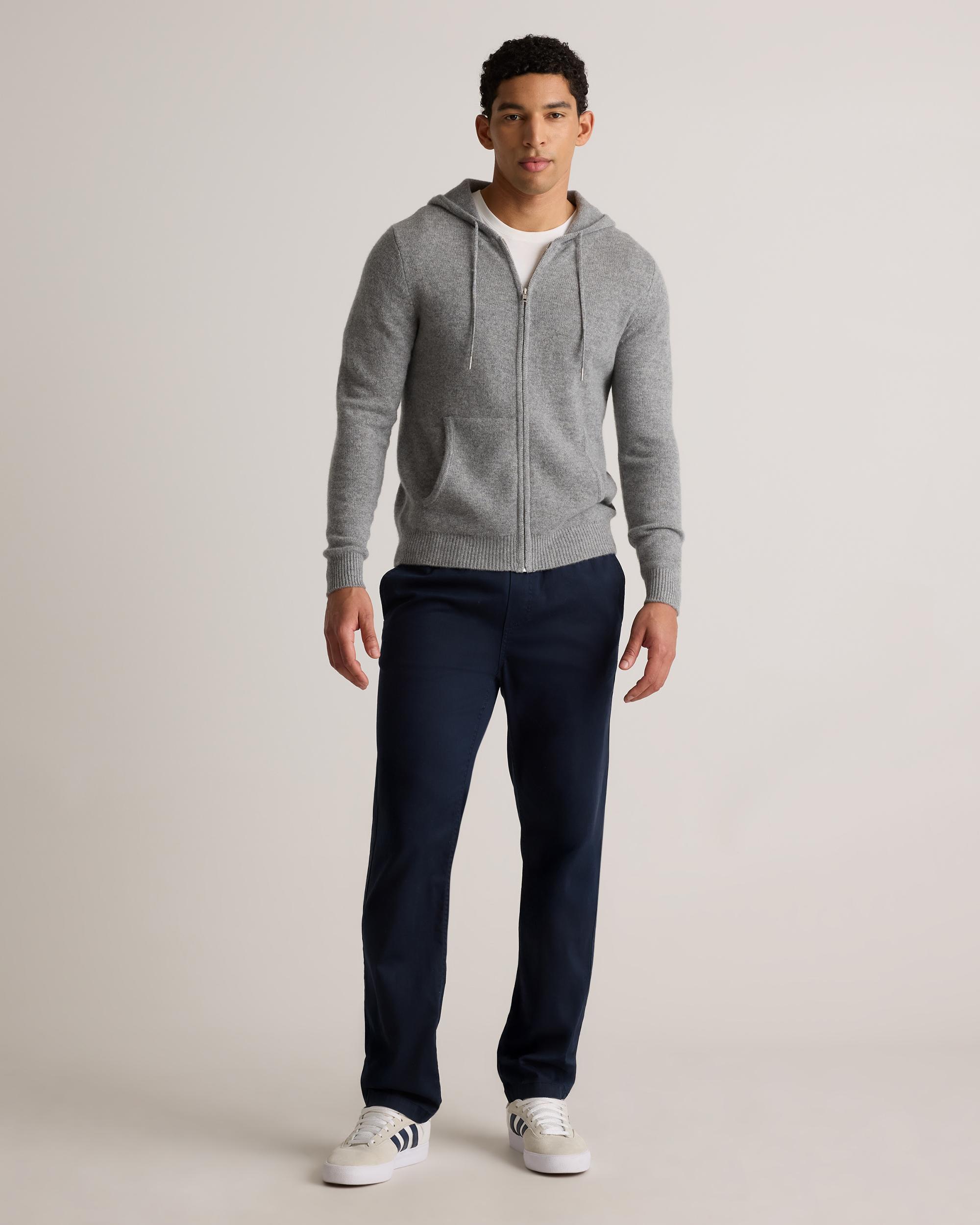 Quince | Men's Mongolian Cashmere Full-Zip Hoodie Product Image