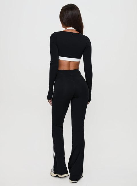 Fast Track Active Flare Pants Black Product Image