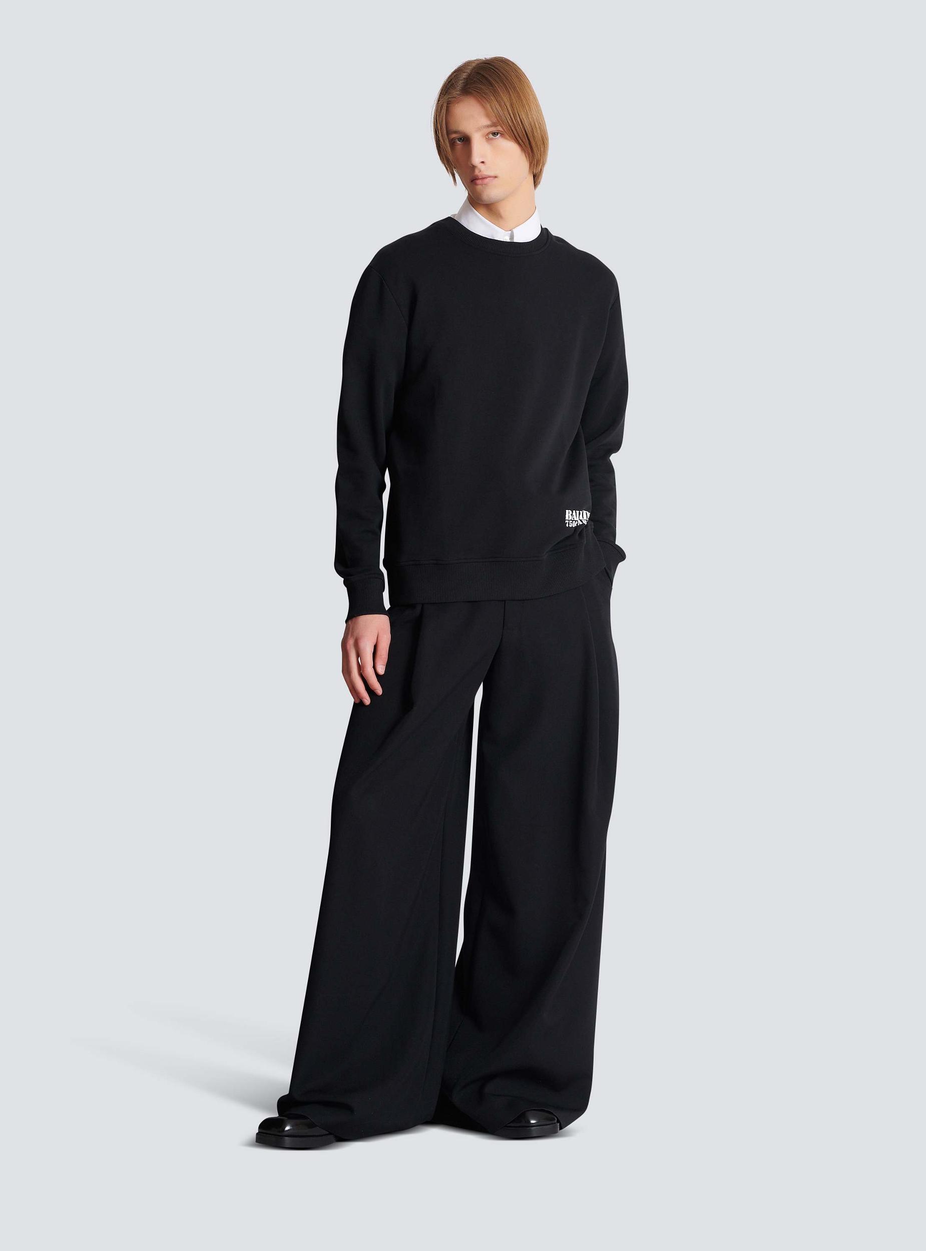 Small Balmain Stamp printed sweatshirt Product Image