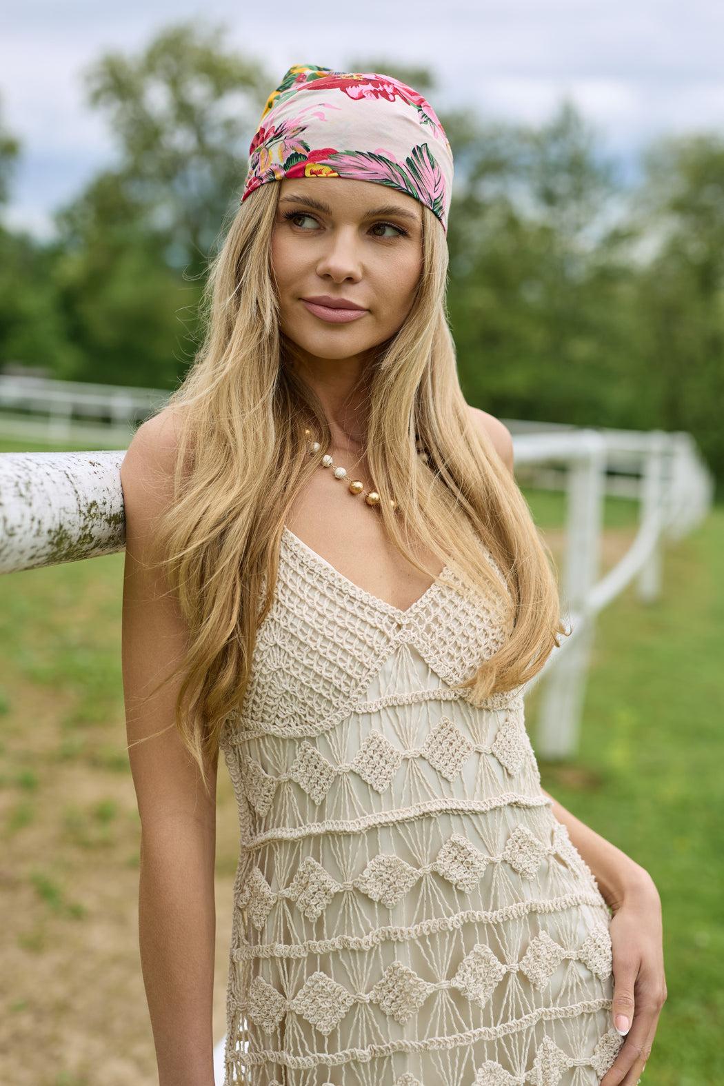 Diamond Crochet Knit Cover Up Product Image