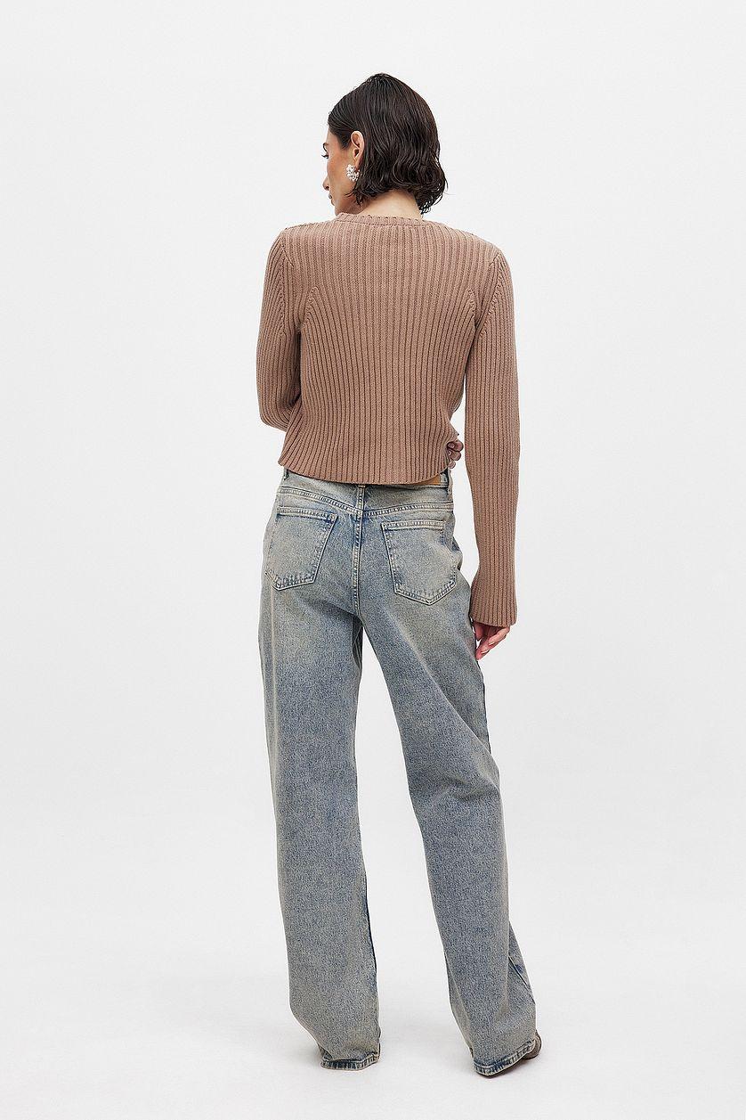 Straight High Waist Jeans Product Image