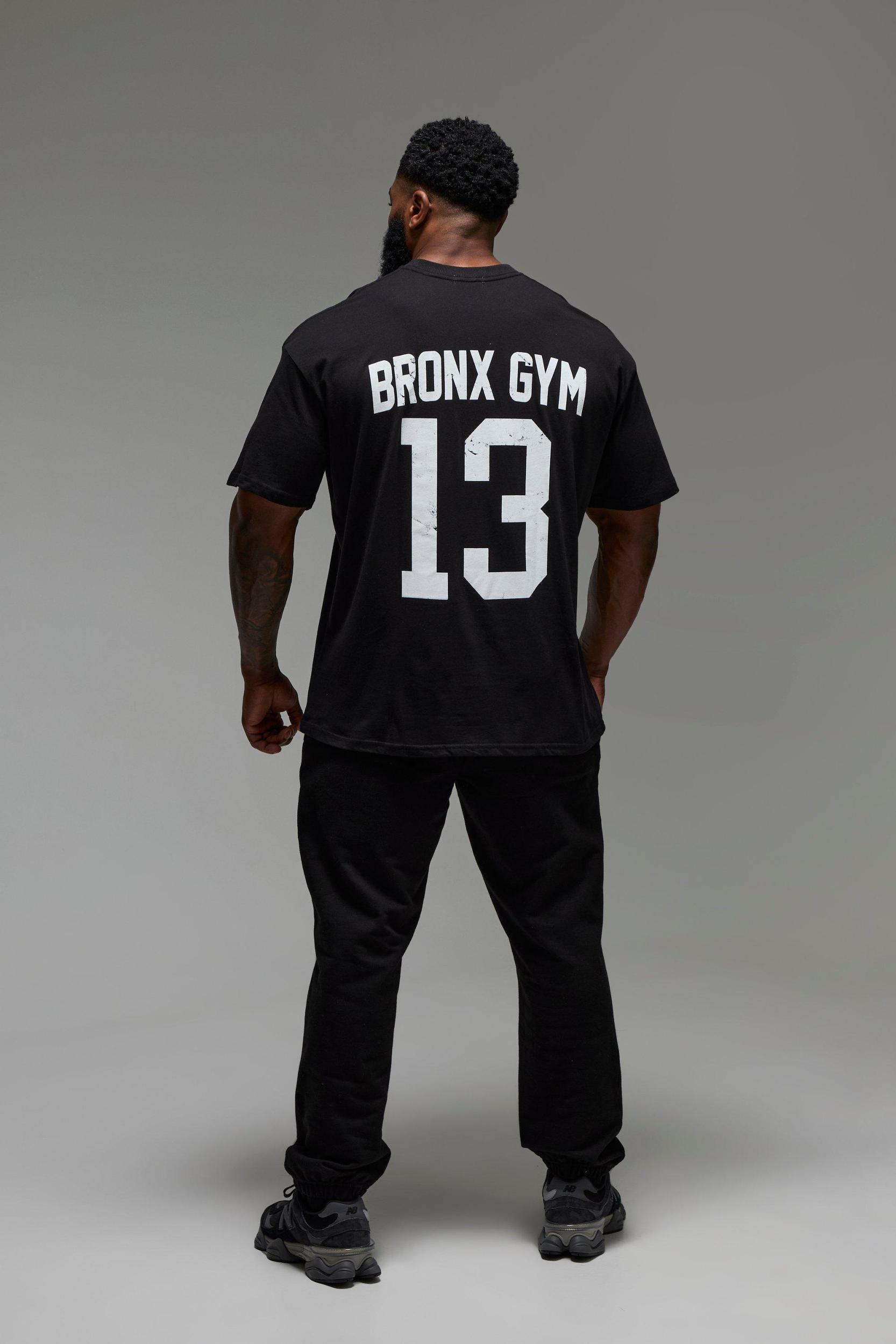 Man Active Bronx Workout Oversized T-shirt | boohooMAN USA Product Image