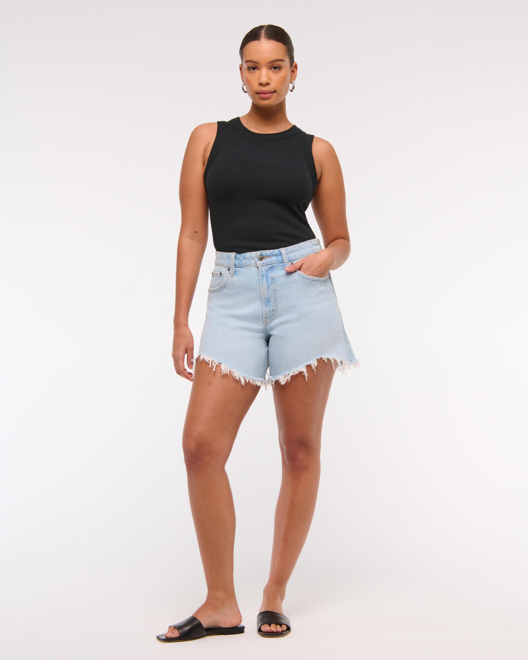 Curve Love High Rise Dad Short Product Image