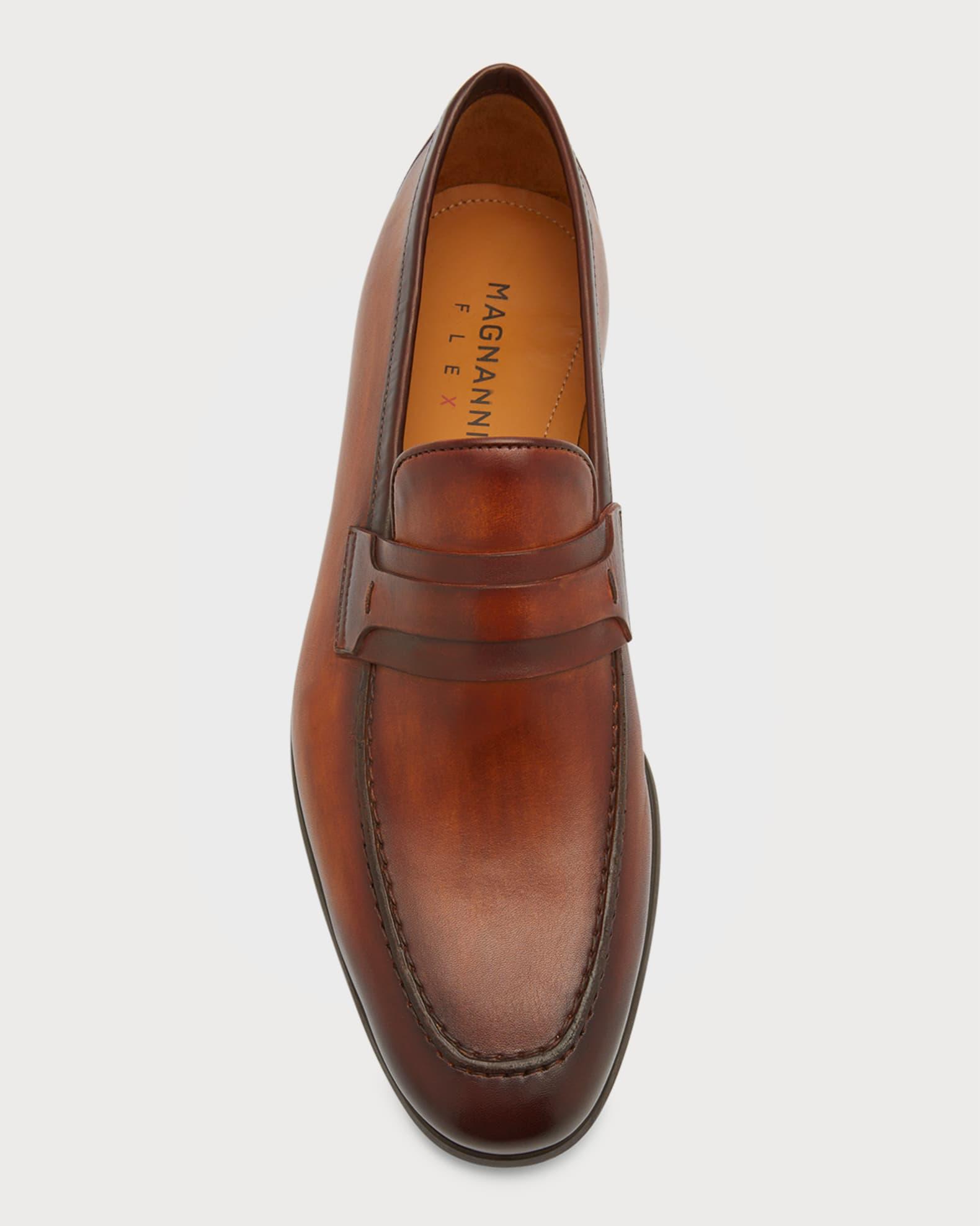 Men's Daniel Leather Penny Loafers Product Image