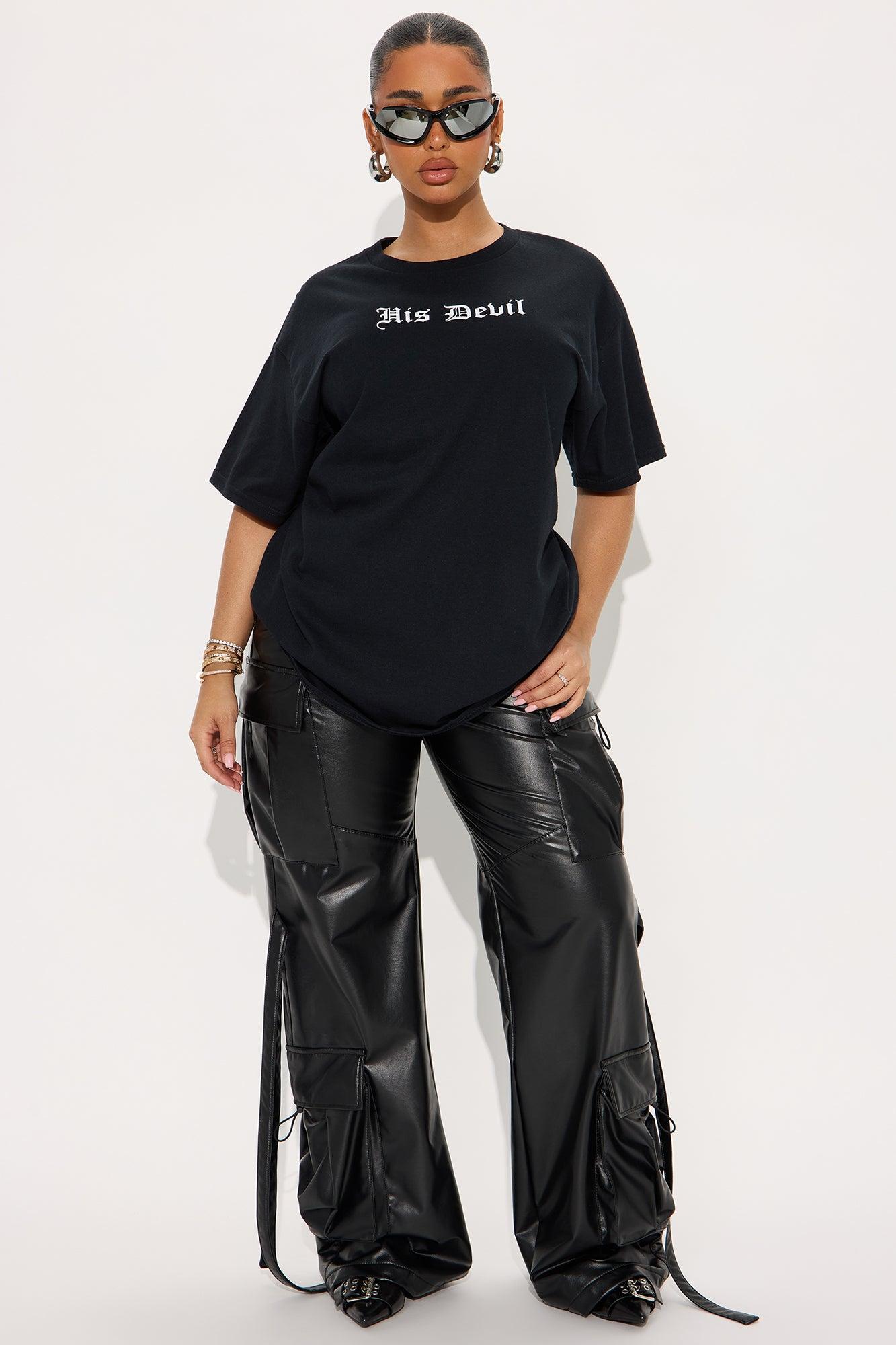 His Devil Oversized Tee - Black Product Image