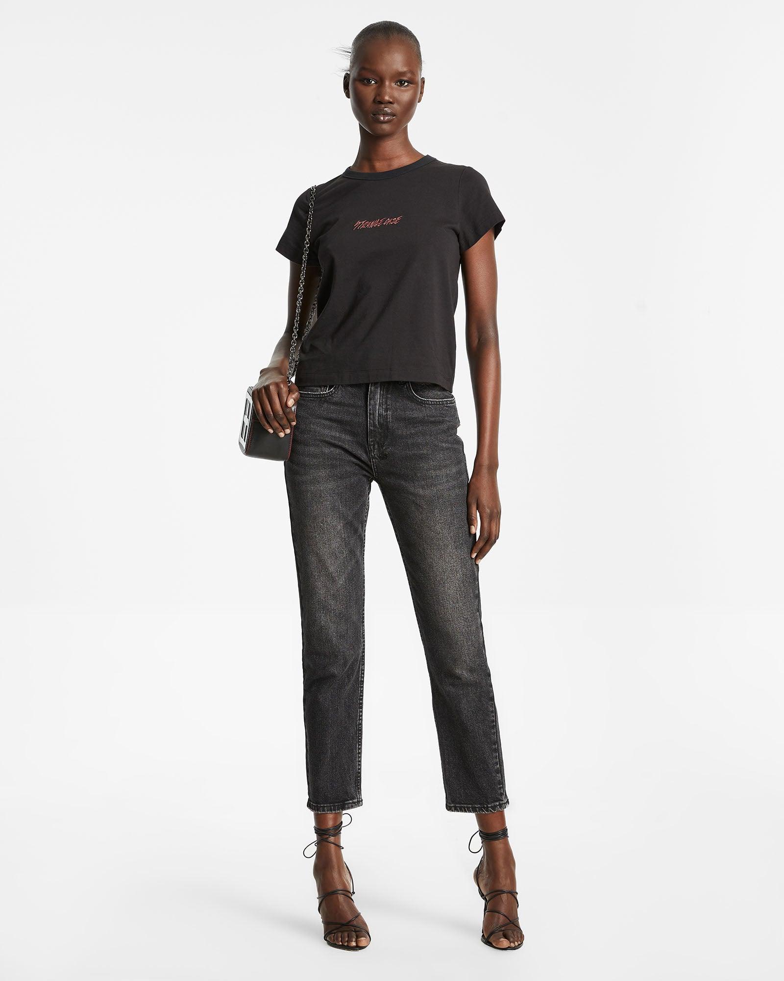 KSUBI DAZE MINI SS TEE JET BLACK Female Product Image