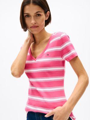 V-Neck Stripe Favorite T-Shirt Product Image