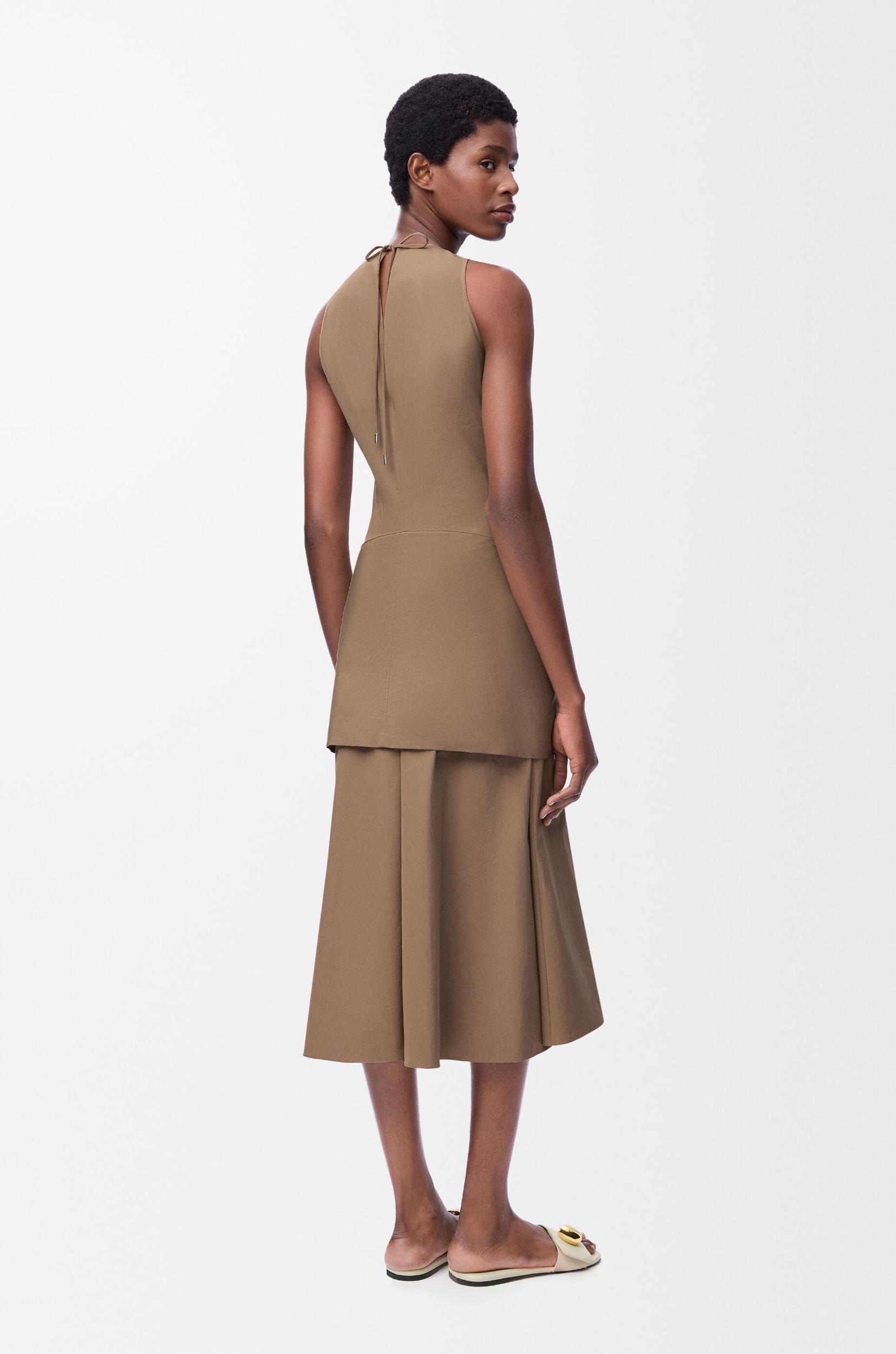 Wrap dress in cotton Product Image