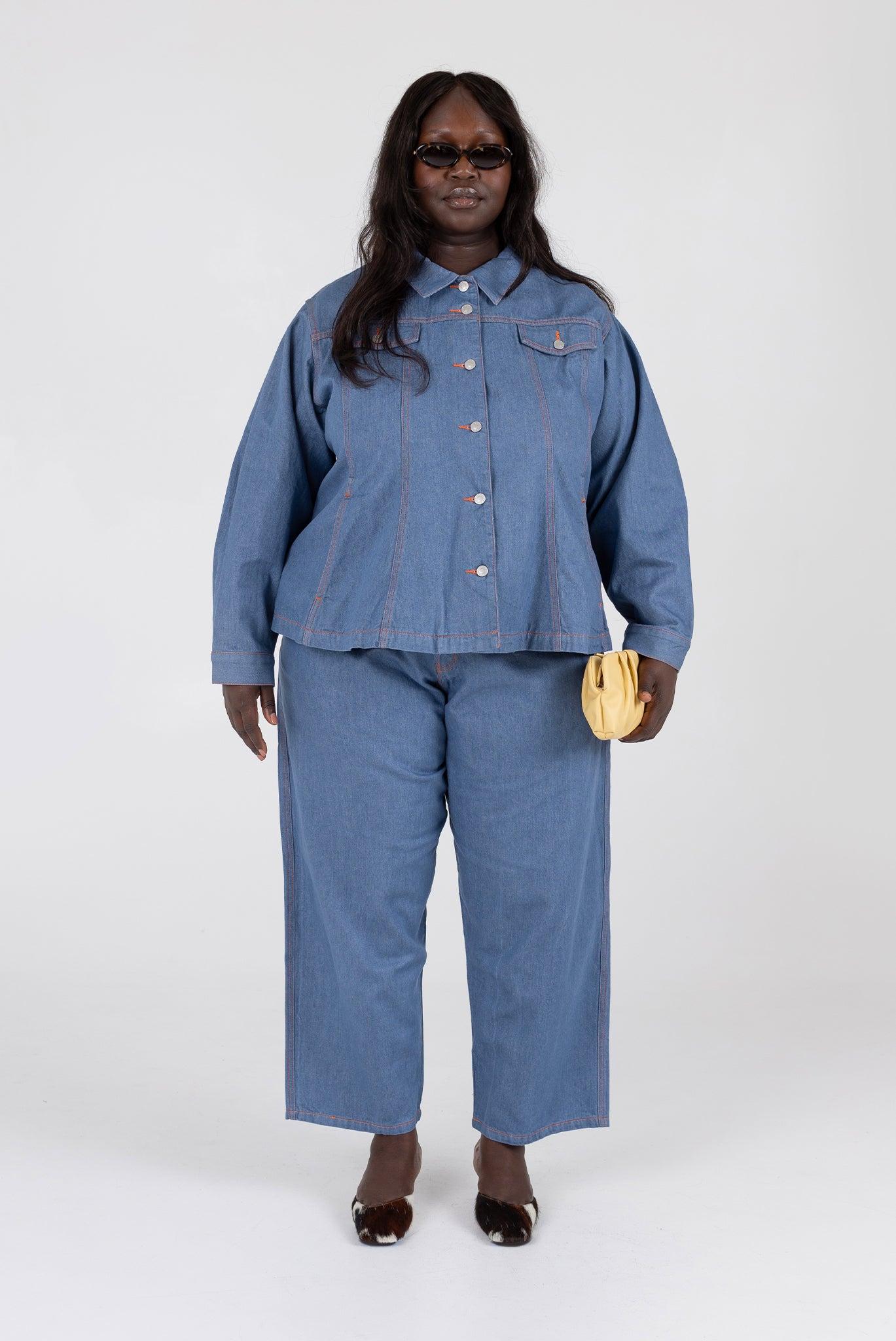 Aviator Jacket - 70’s Blue Product Image