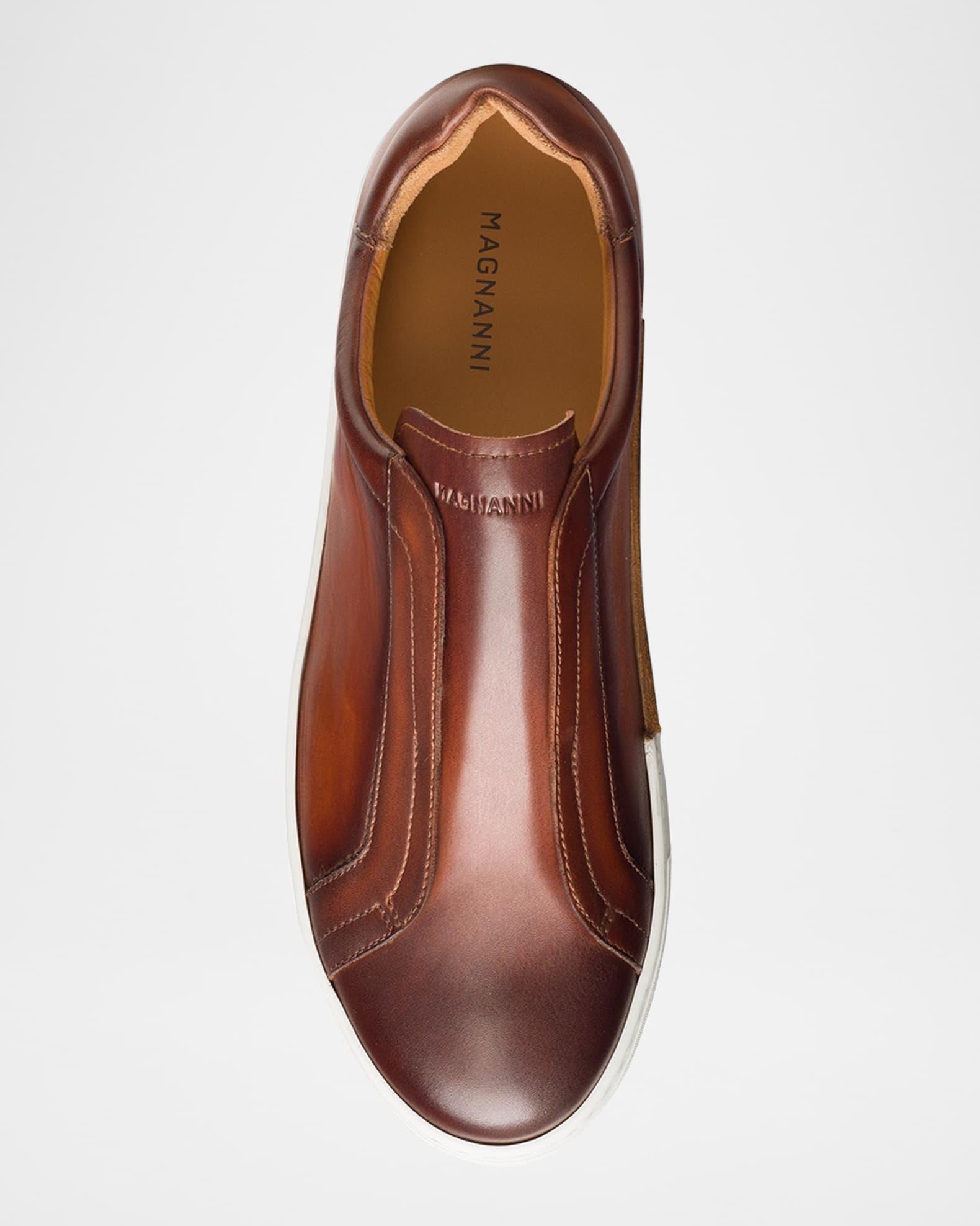 Men's Gasol Leather Slip-On Sneakers Product Image