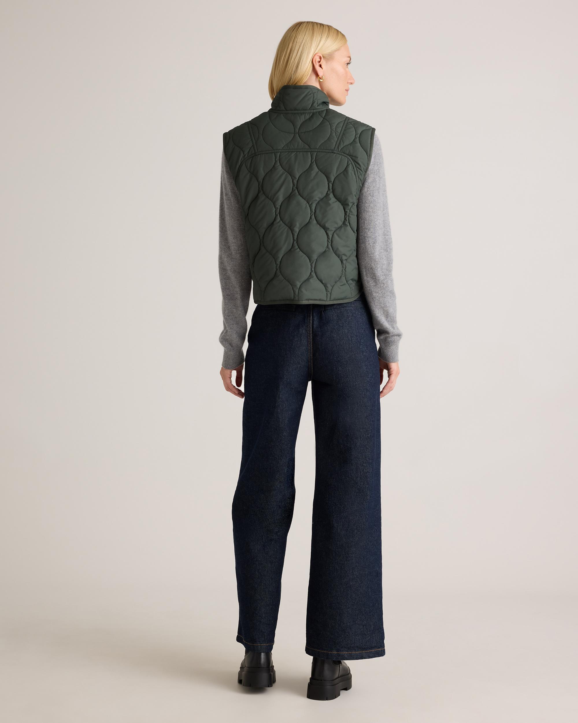 Quince | Women's Featherless Quilted Puffer Vest Size XS, Recycled Polyester Product Image