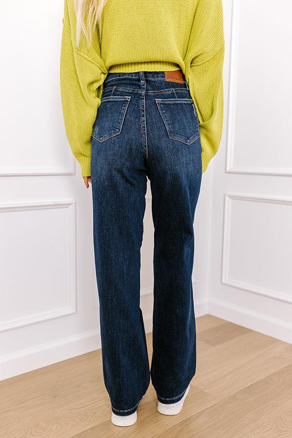 JUDY BLUE Molly High Waist Straight Leg Jean Product Image