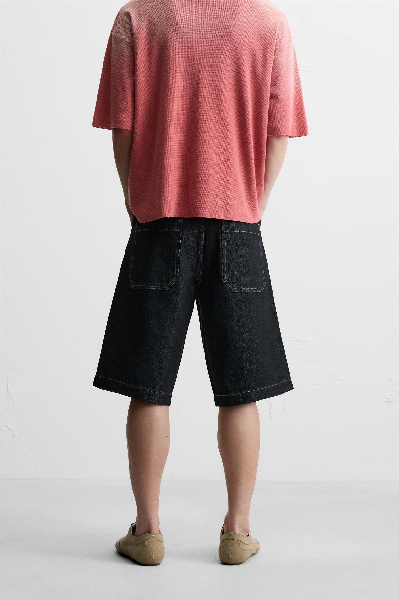 BAGGY FIT DENIM SHORTS Product Image