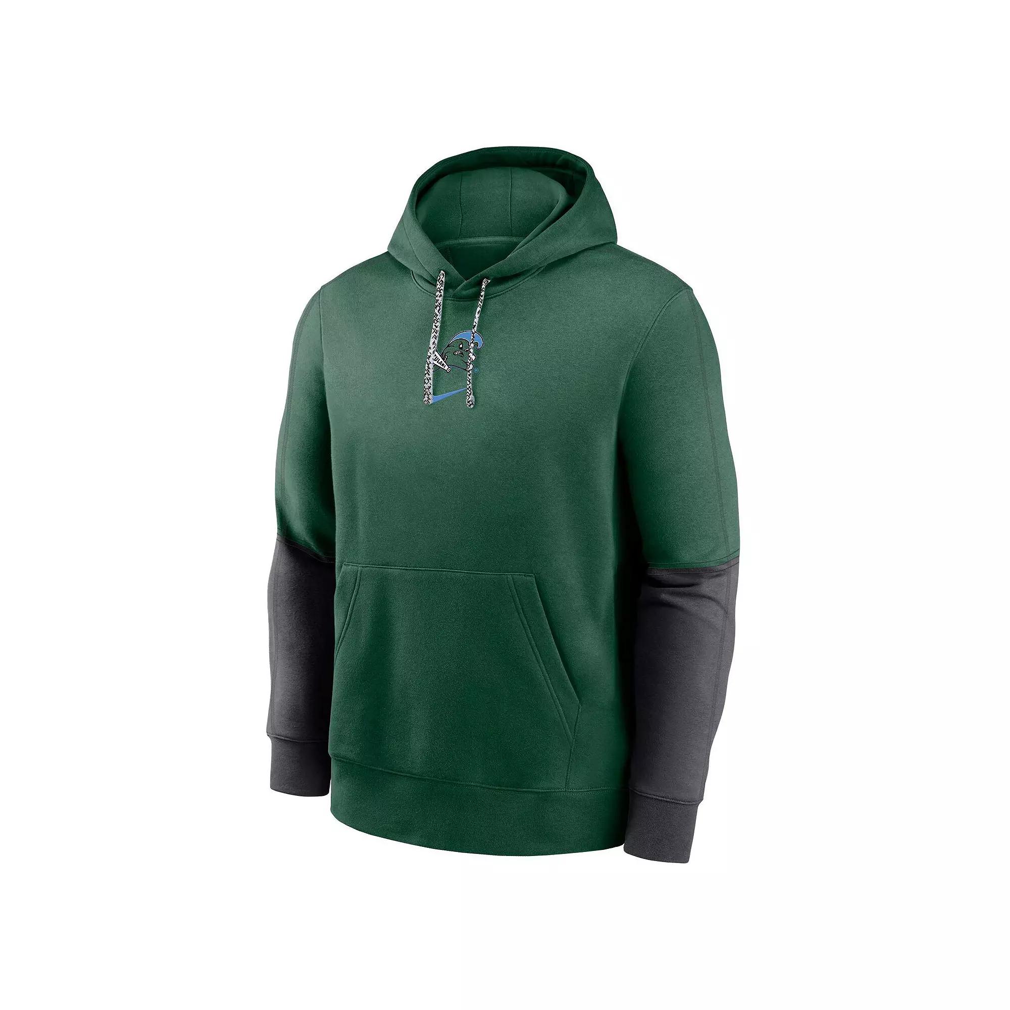 Men's Nike Green Tulane Green Wave 2024 Sideline Club Pullover Hoodie,  Product Image