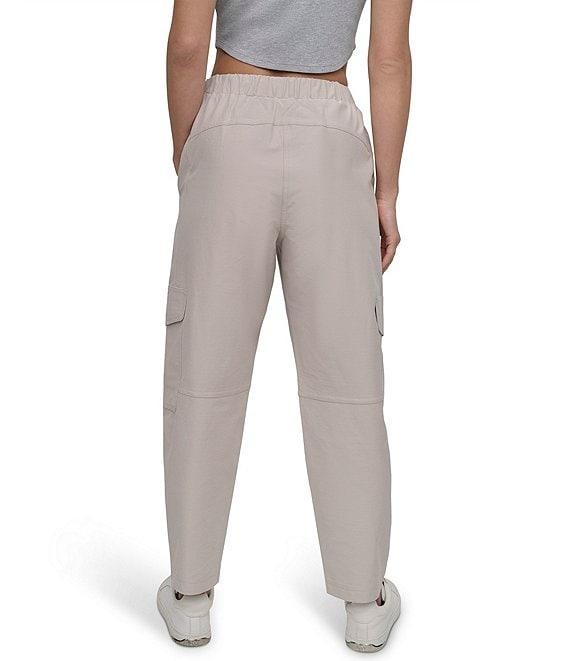 DKNY Sport by Donna Karen Knit Canvas Cargo Ankle Pant Product Image