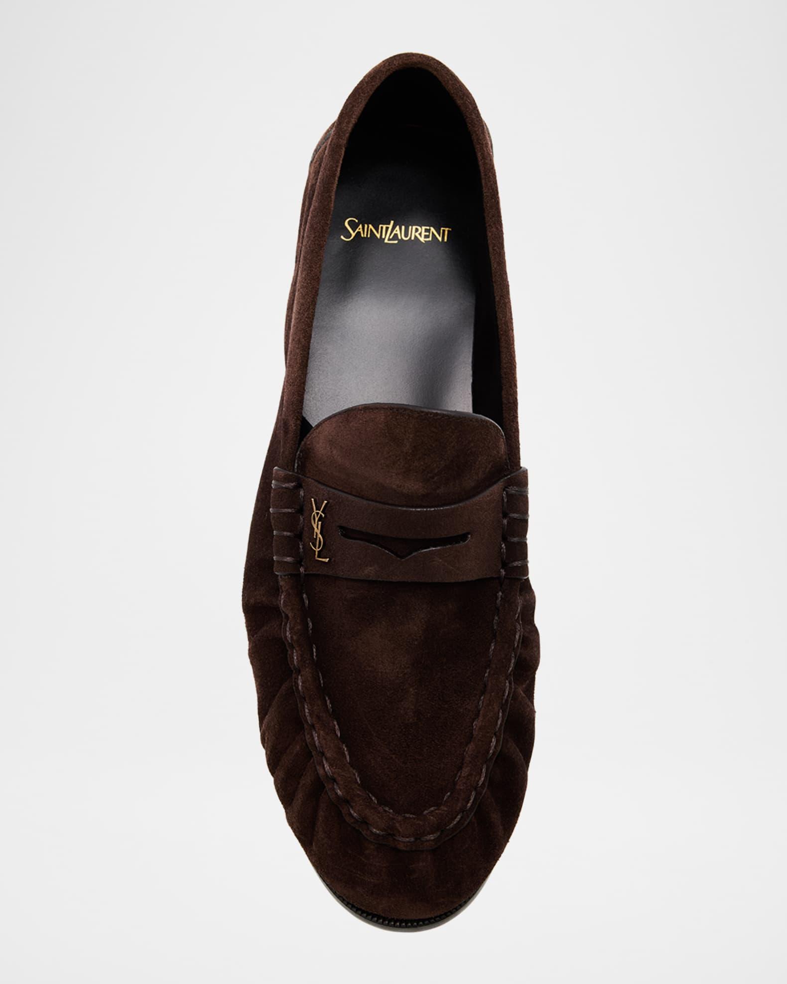 Men's Suede Cassandre Penny Loafers Product Image