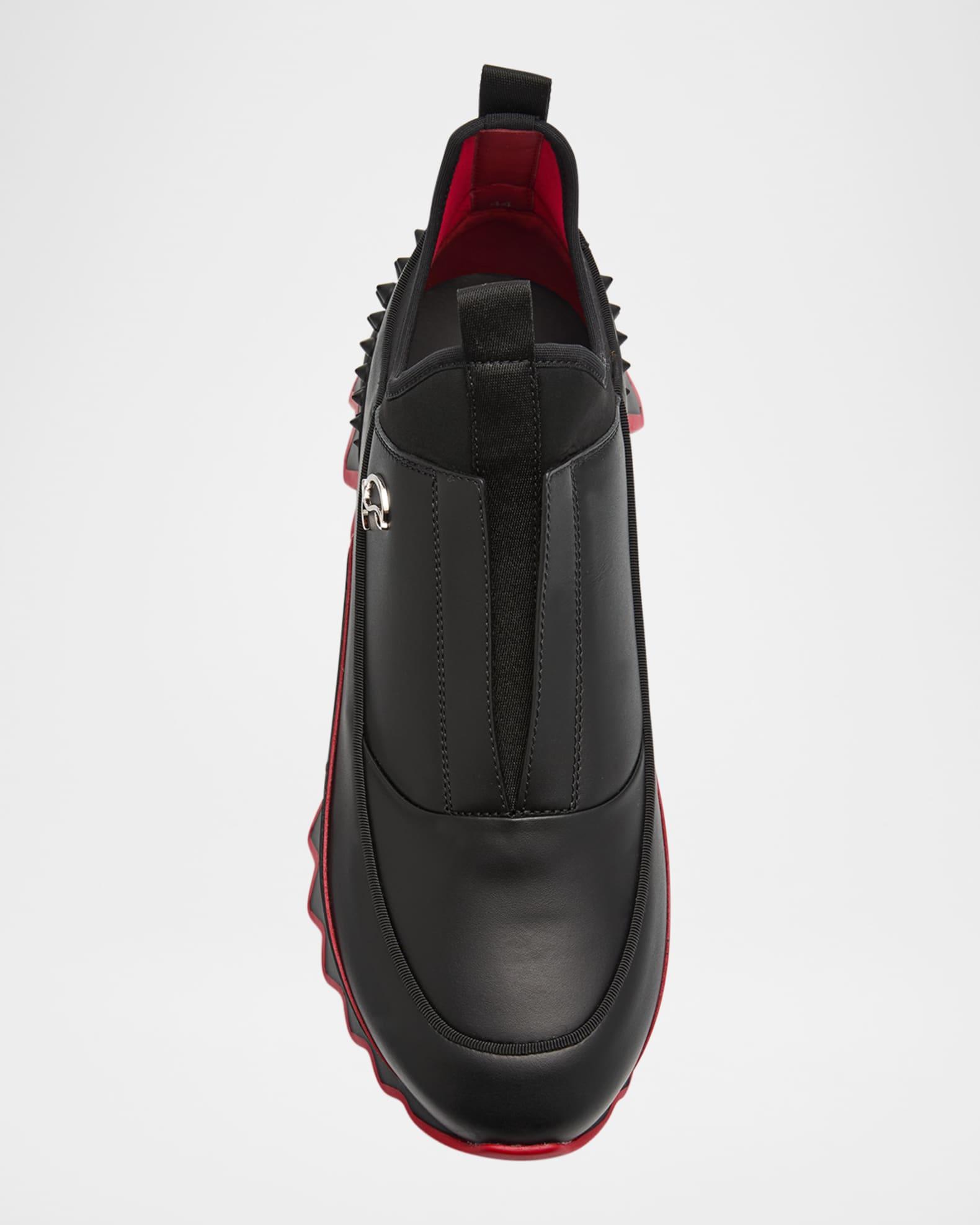 Men's Sharkyloub SP Spikes Leather Runner Sneakers Product Image