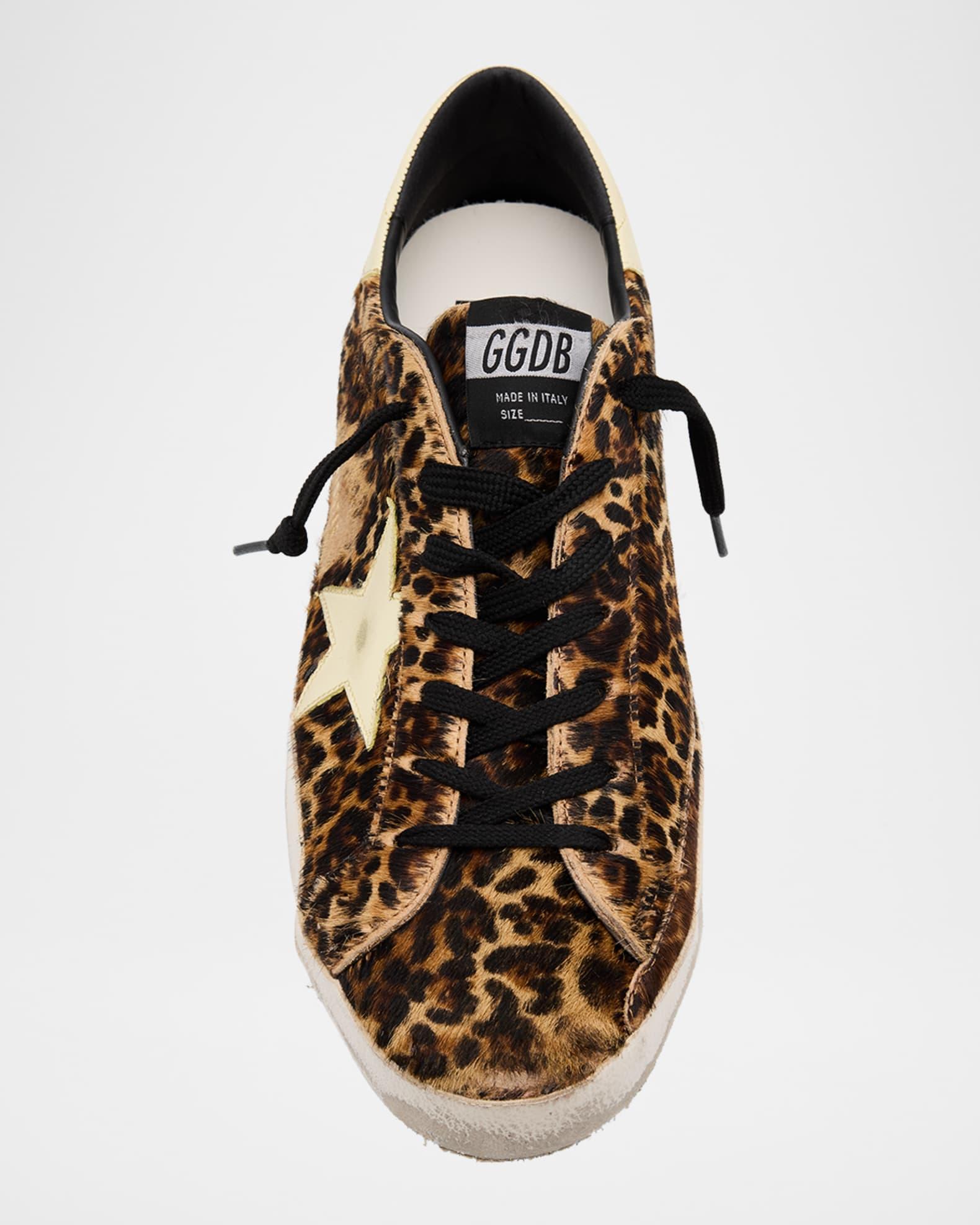 Men's Super-Star Leopard-Print Low-Top Sneakers Product Image