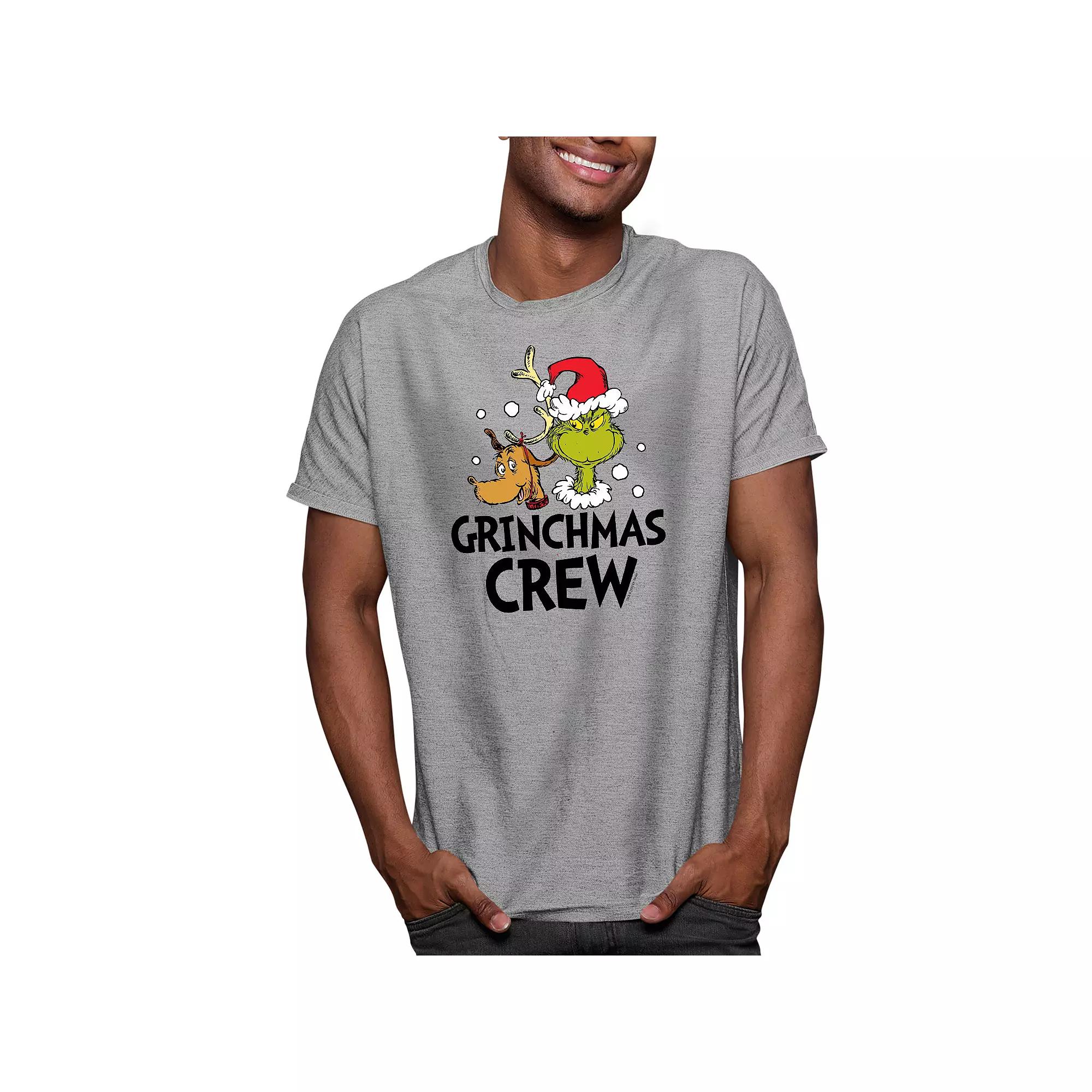 Big & Tall Grinchmas Crew Tee, Men's,  Product Image