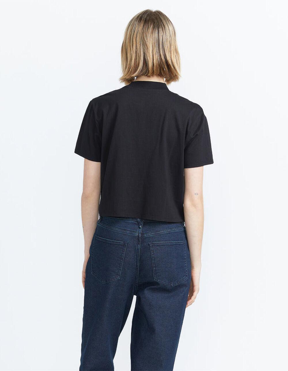 VOLCOM Pocket Dial Womens Pocket Tee - BLACK Product Image
