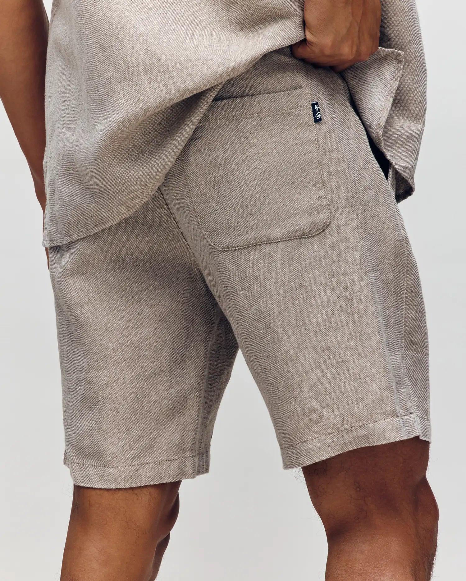 MENS WINDCREST LINEN BLEND DRAWSTRING SHORT - B6R474C200 Product Image