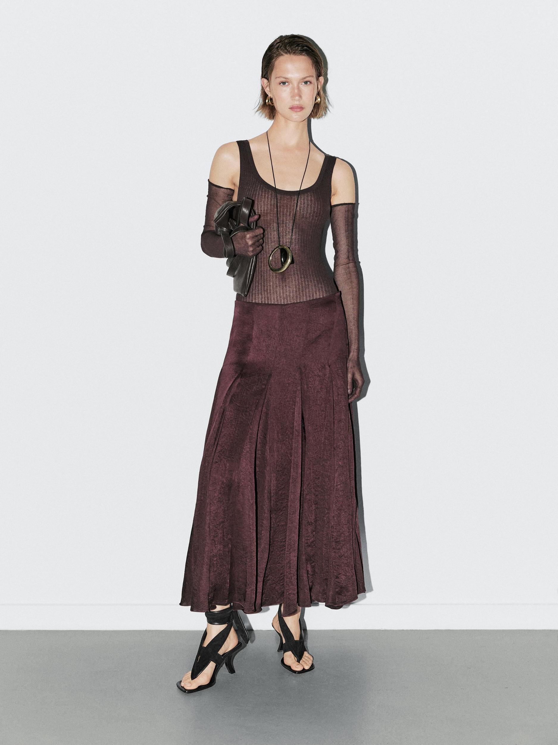 Knit bodysuit with round neckline - STUDIO Product Image