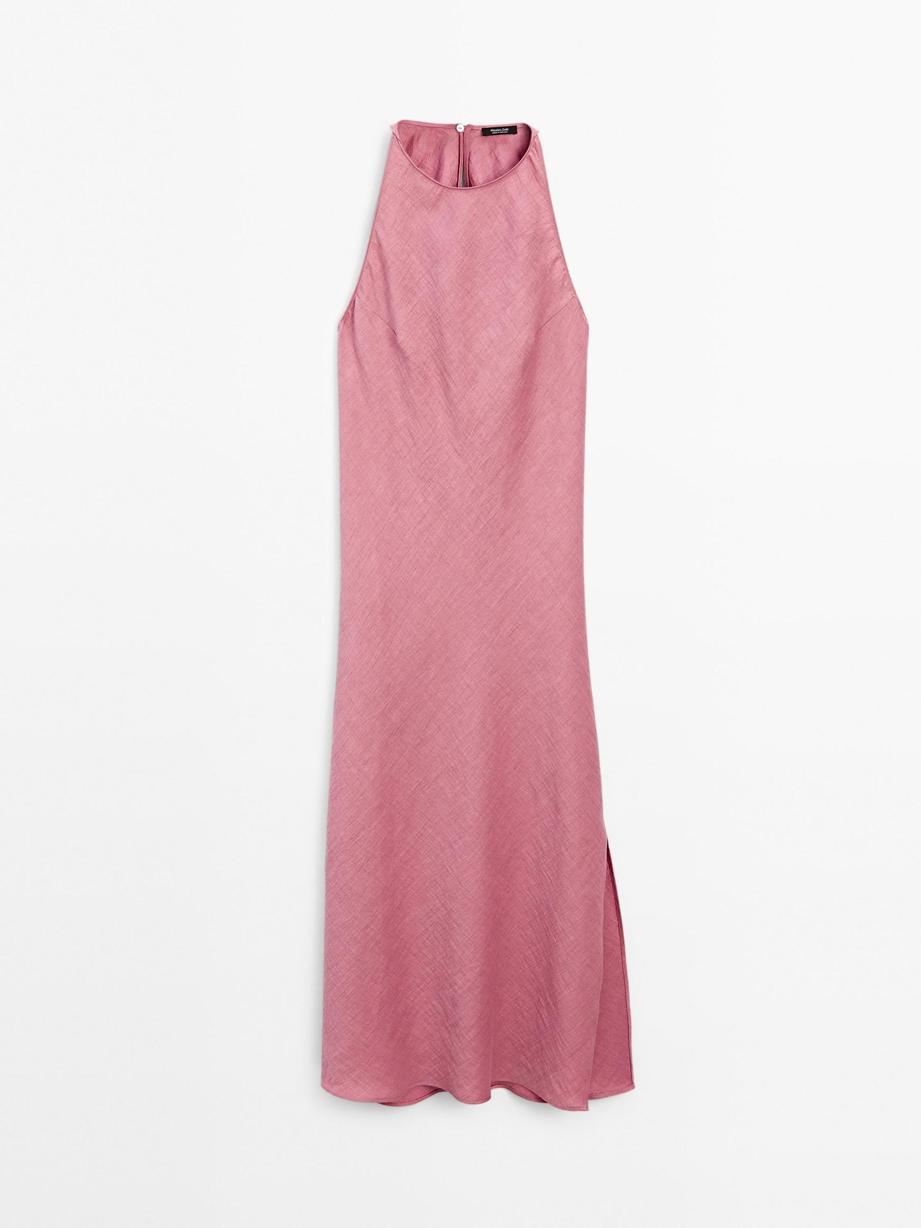 Long halter dress Product Image