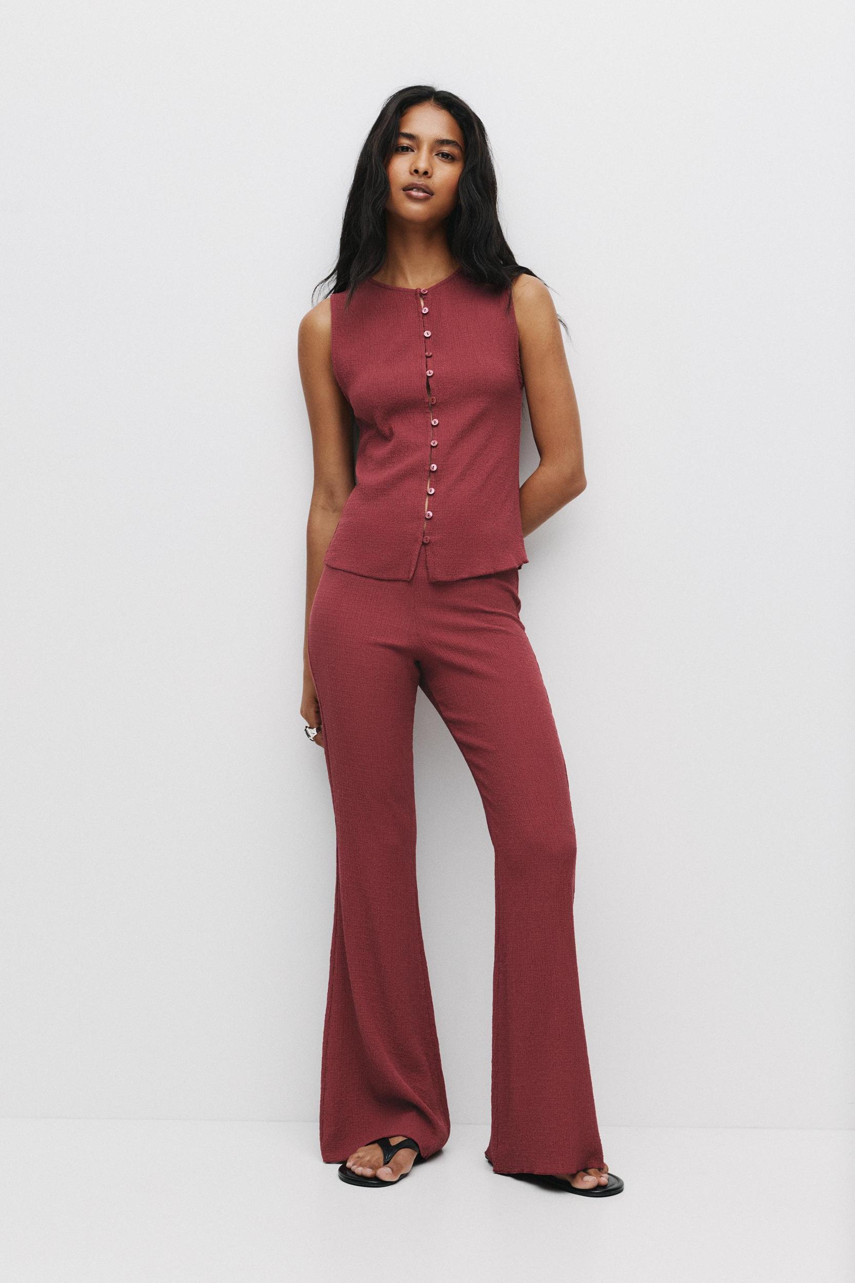 Rustic top with buttons Product Image