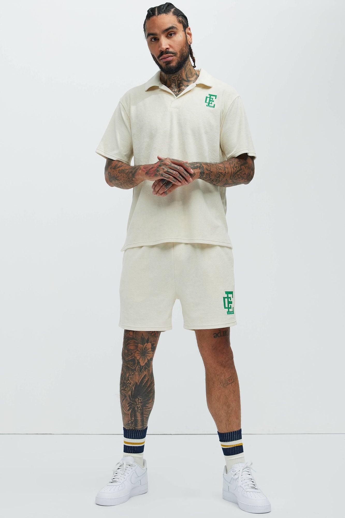 Best Coast Sweatshorts - Cream Product Image