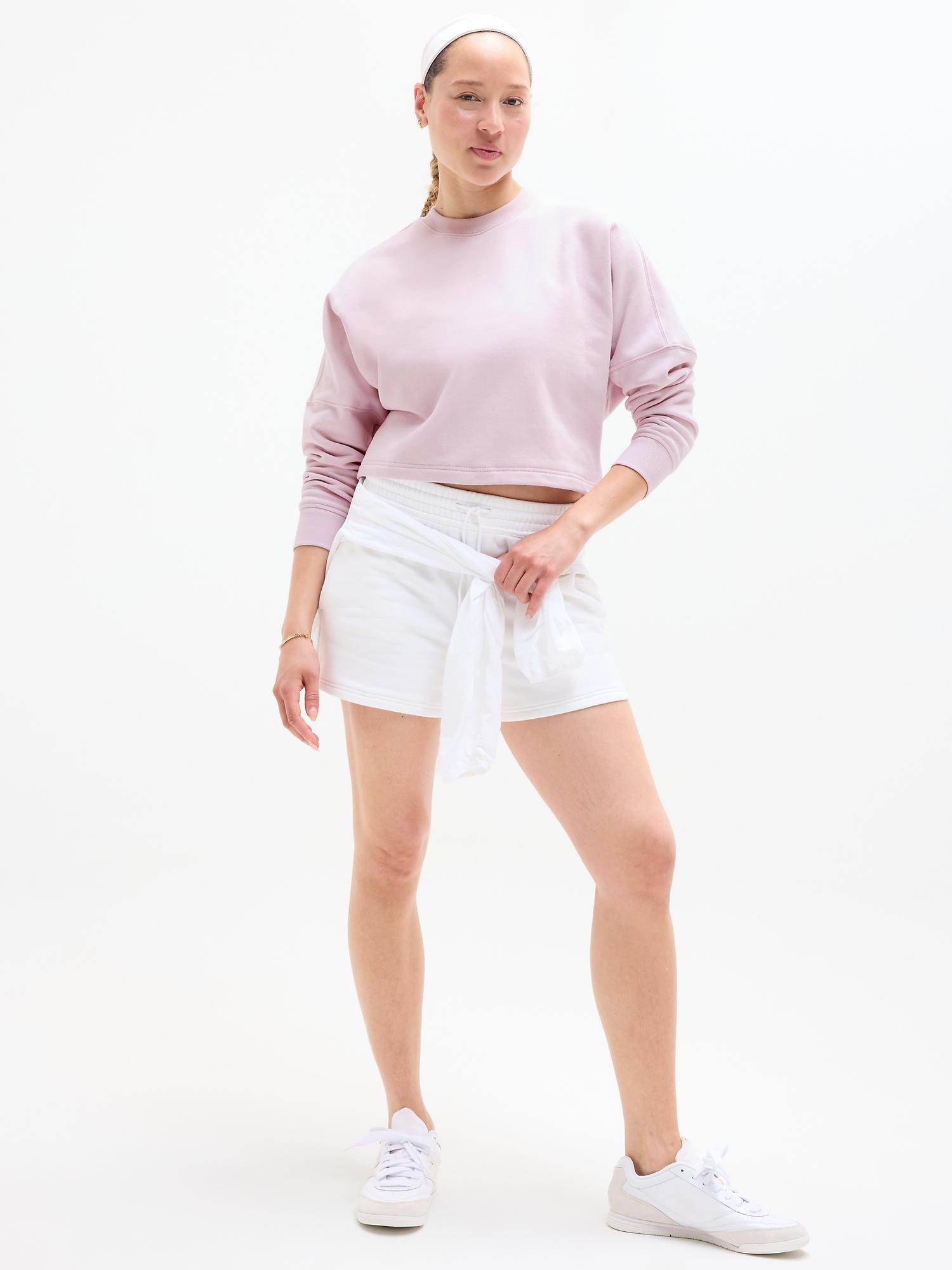 Forever Fleece Dolman Crop Sweatshirt Product Image