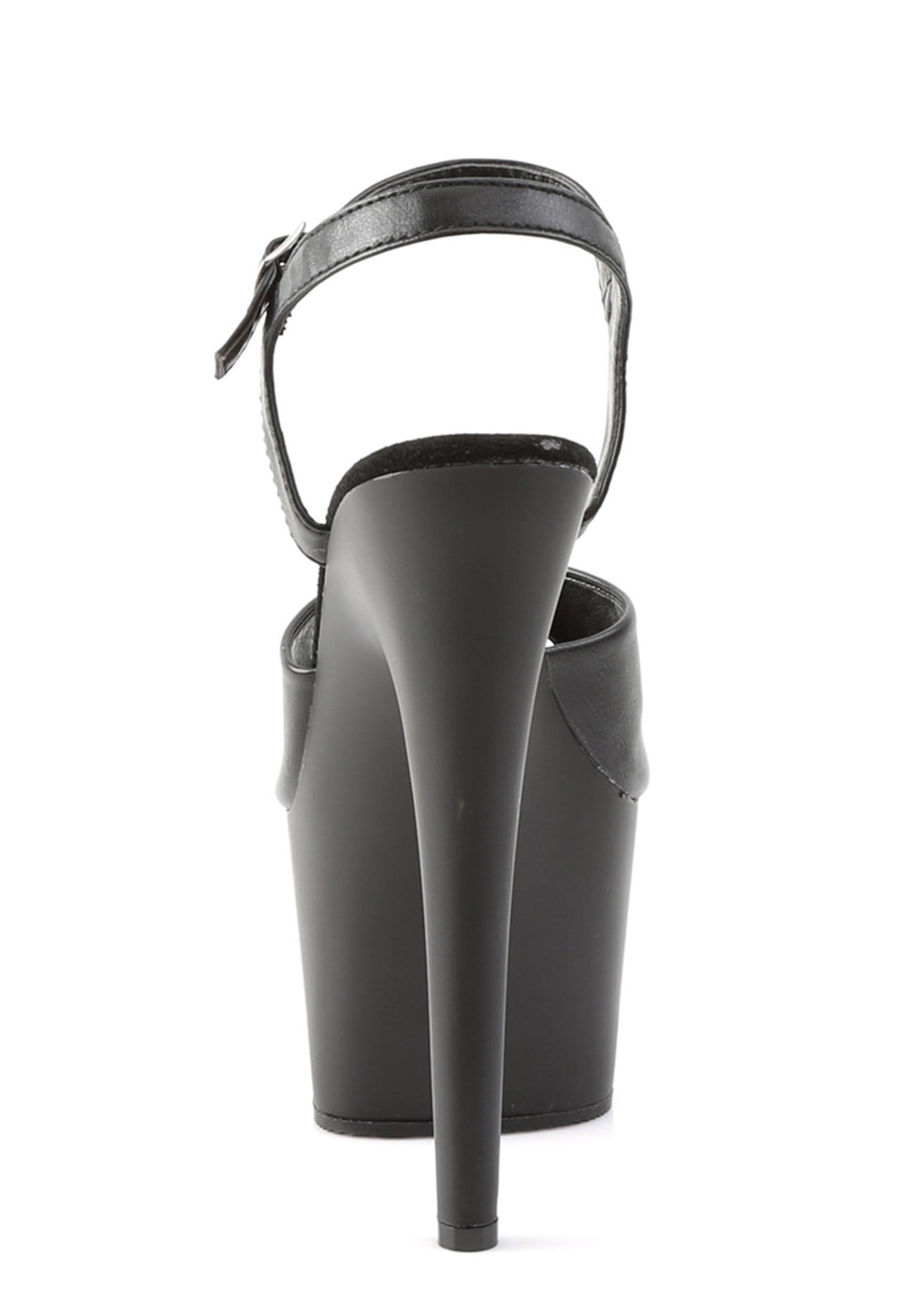 Pleaser Adore-709 Platform Heels - Black Product Image