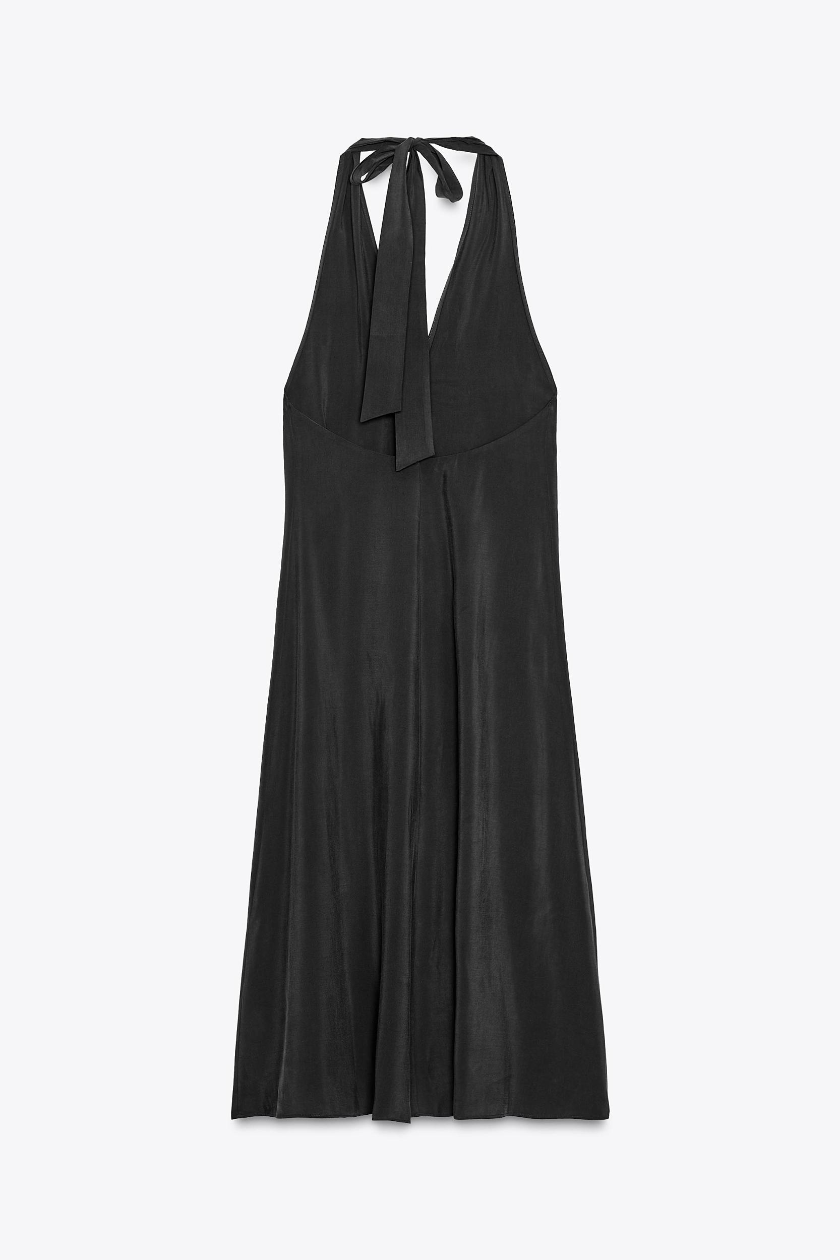 HALTER TIE MIDI DRESS Product Image