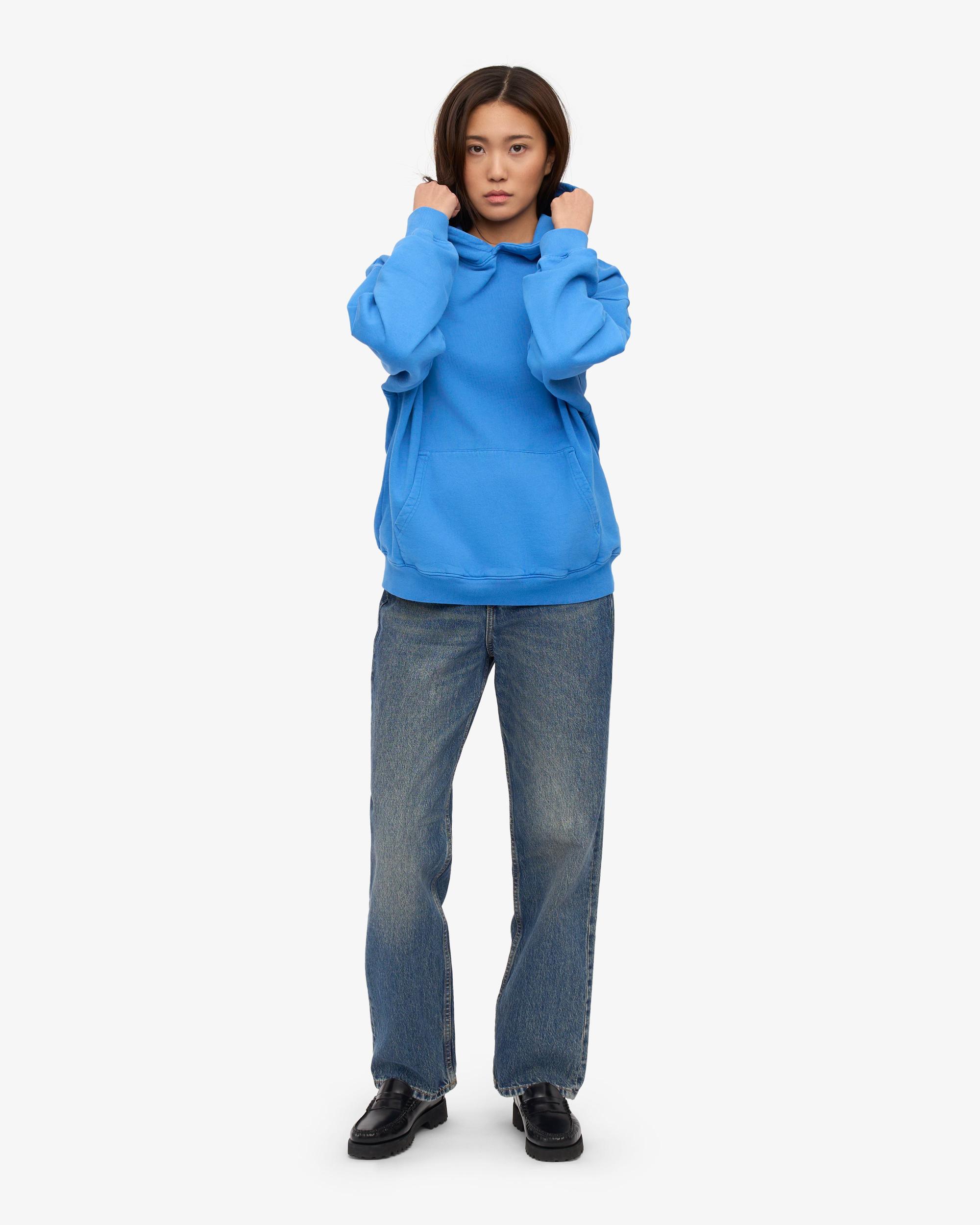 Organic Oversized Hood - Pacific Blue Product Image