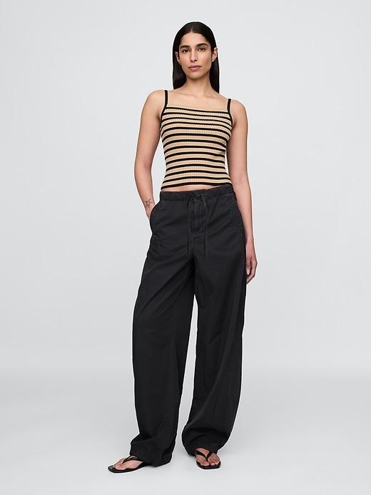 Mid Rise Barrel Parachute Pants Product Image