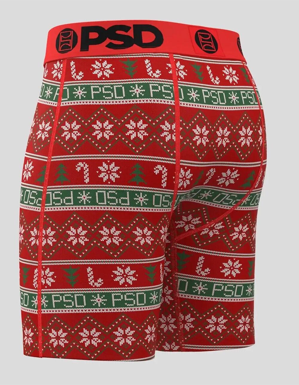 PSD Modal PSD Sweater Mens Boxer Briefs - RED Product Image