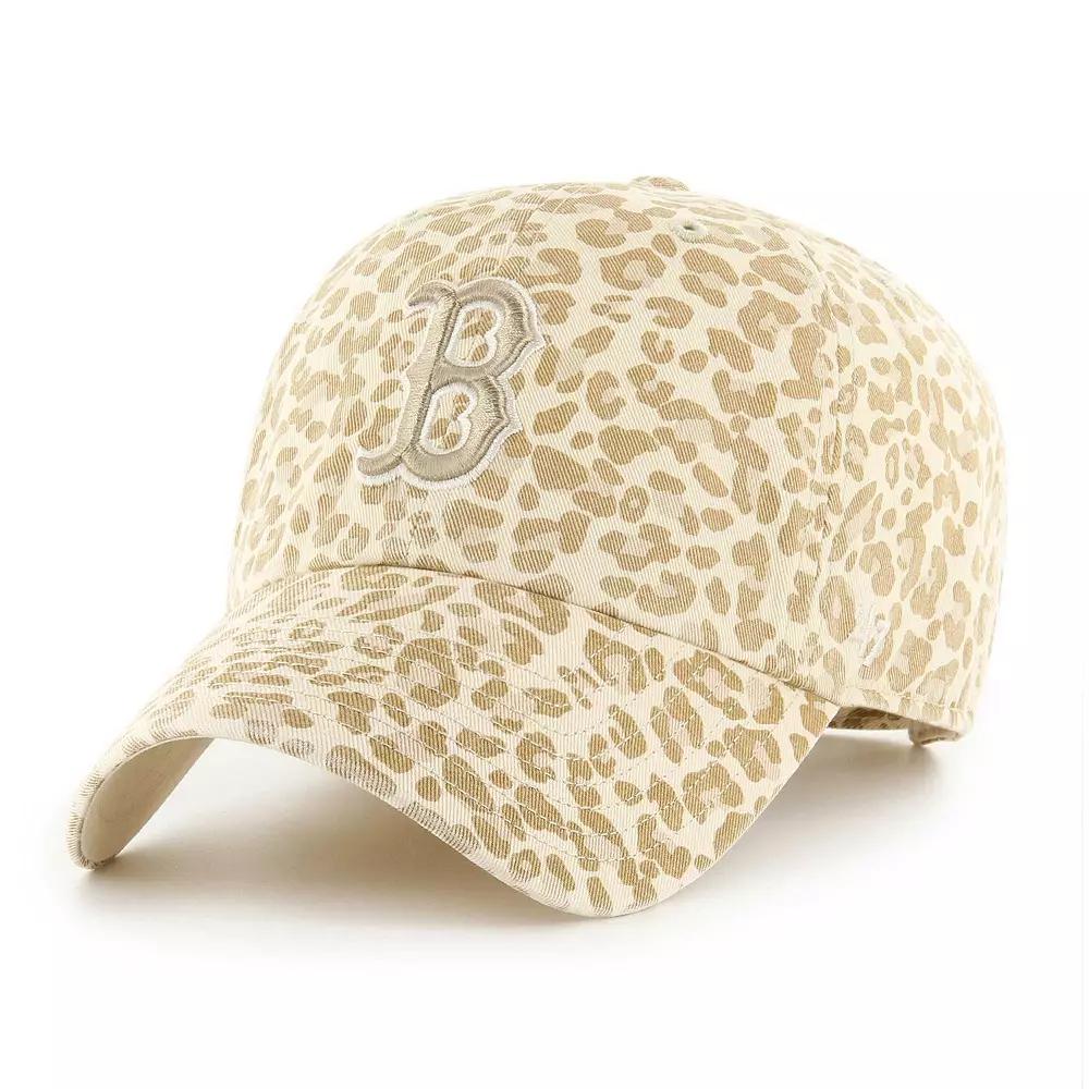 Women's '47 Natural Boston Red Sox Panthera Clean Up Adjustable Hat, Beige Product Image
